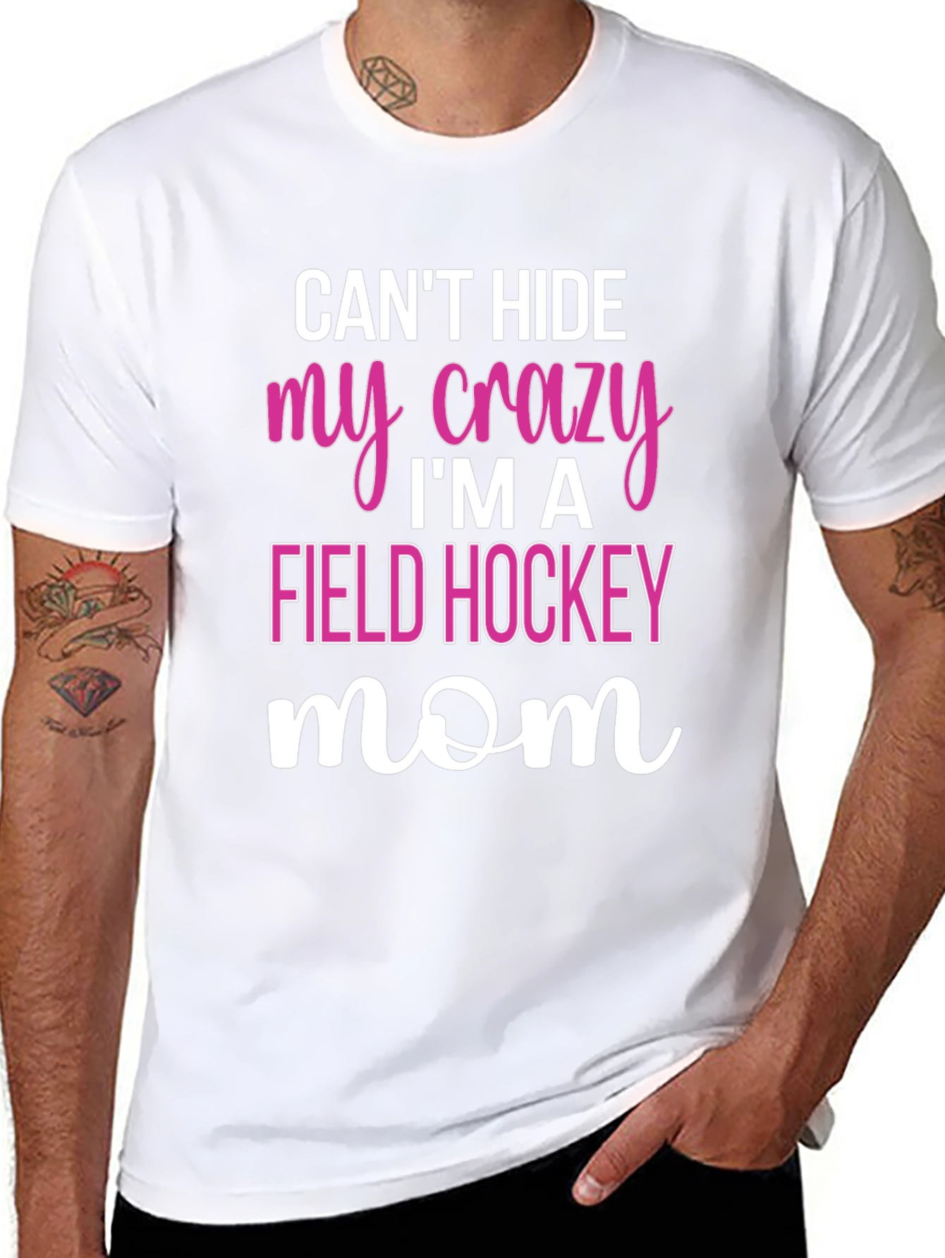 Crazy Field Hockey Mom T-Shirt