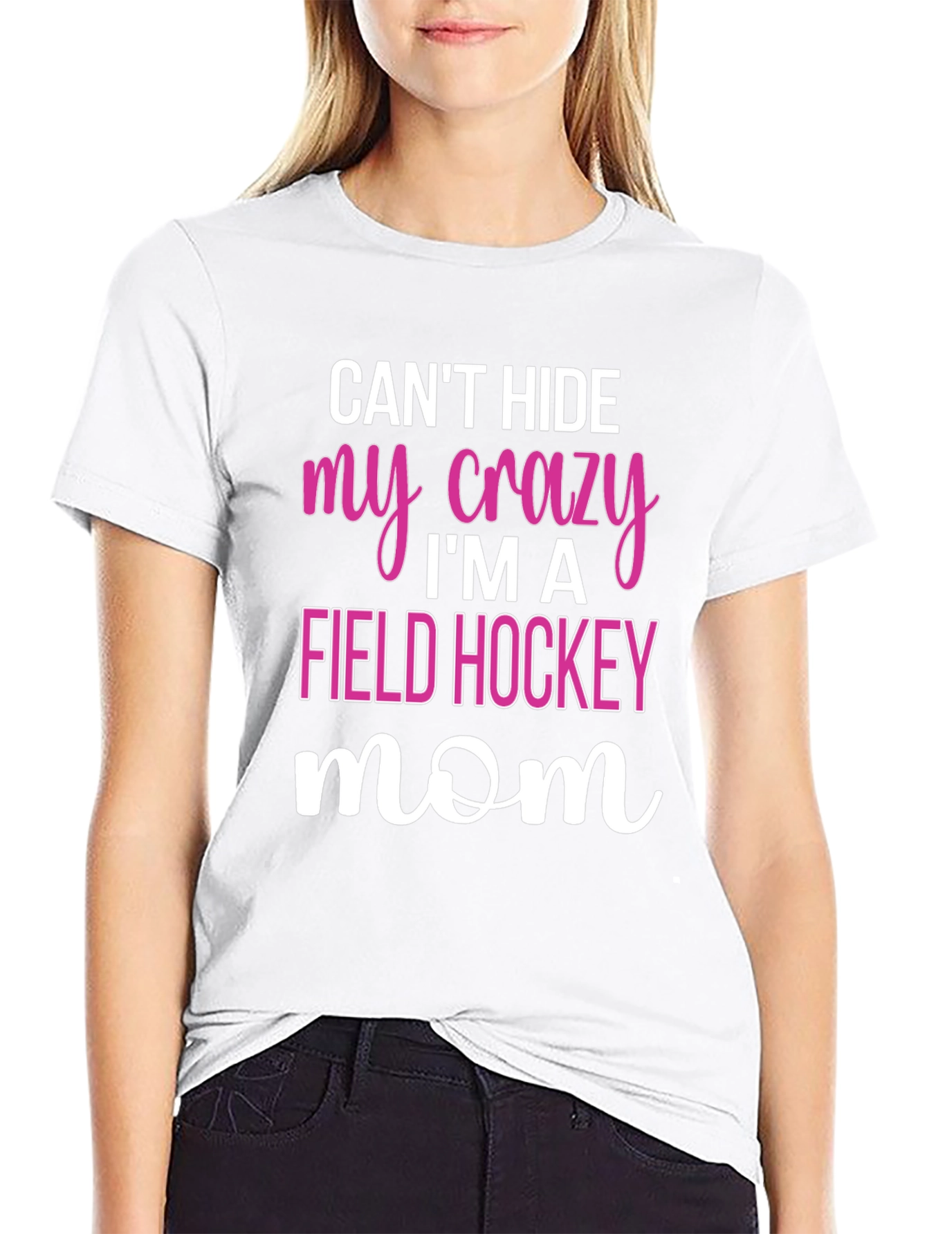 Crazy Field Hockey Mom T-Shirt