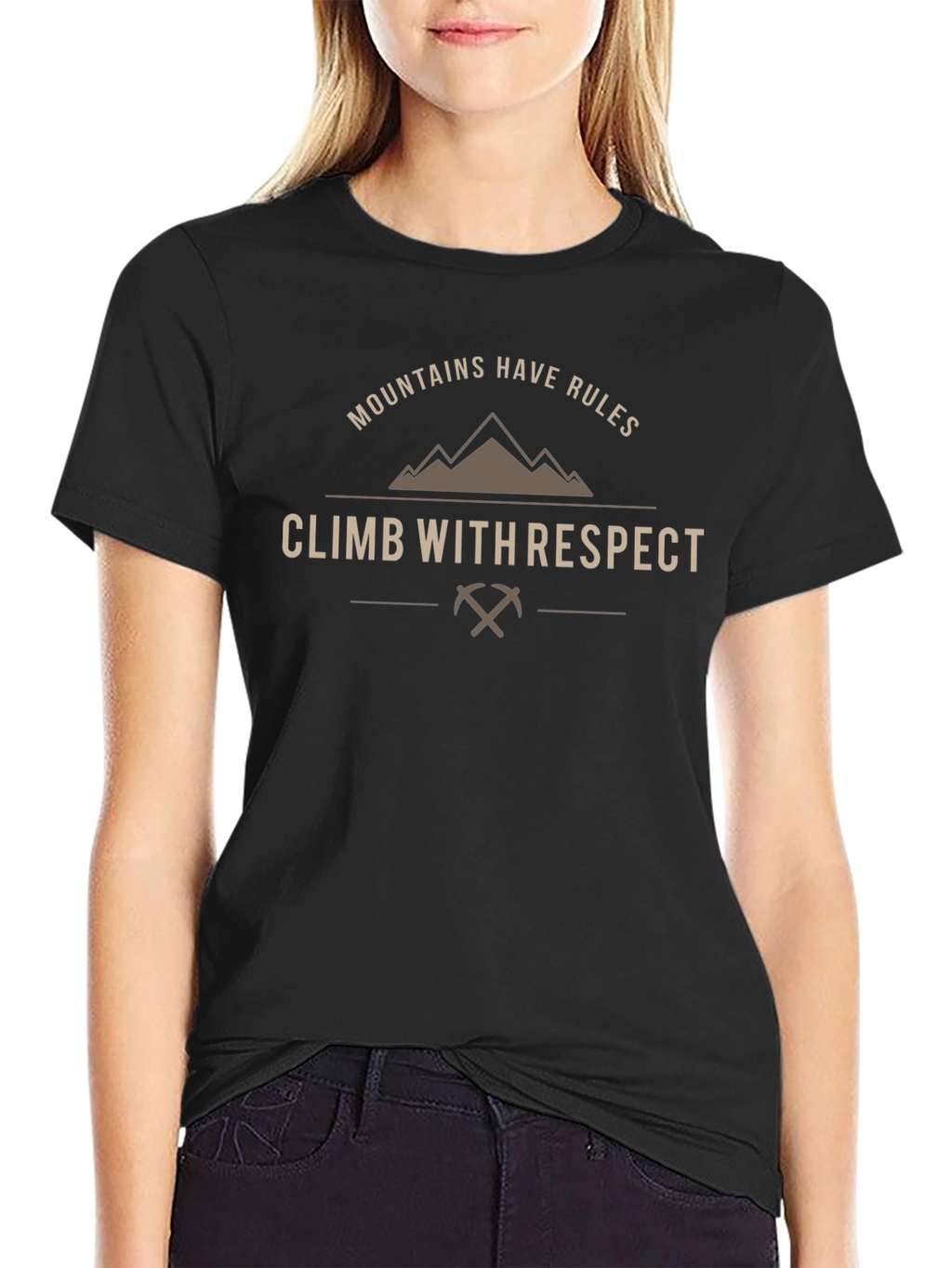 Mountains Have Rules Climb with Respect T-Shirt