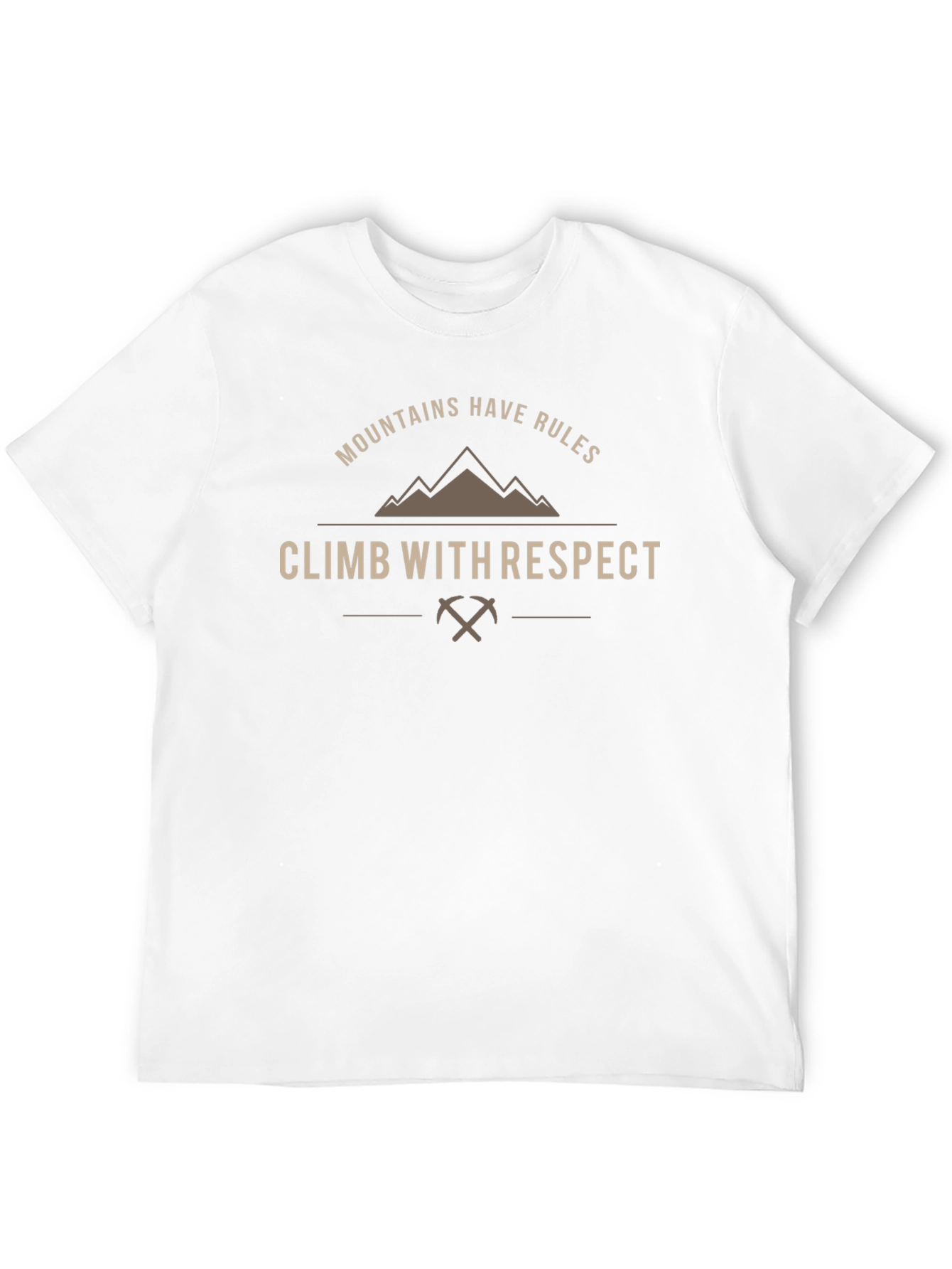 Mountains Have Rules Climb with Respect T-Shirt