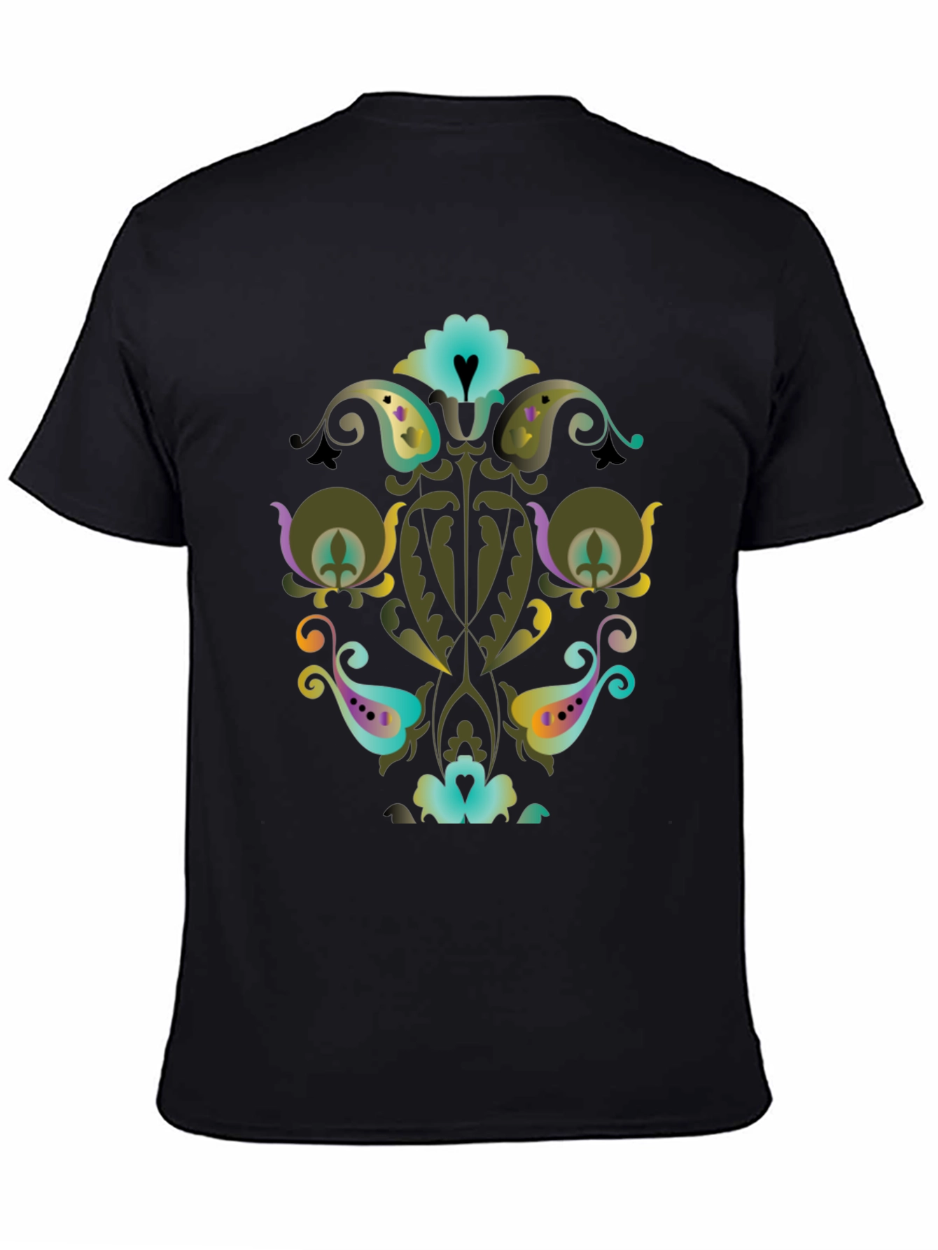 Ornate Floral Paisley Graphic Tee