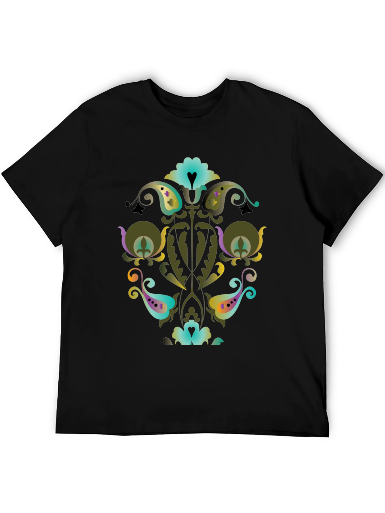 Ornate Floral Paisley Graphic Tee