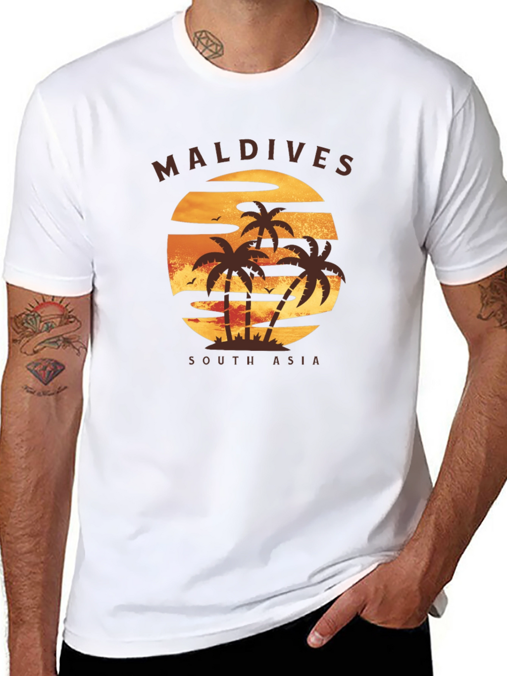 Maldives South Asia Graphic T-Shirt