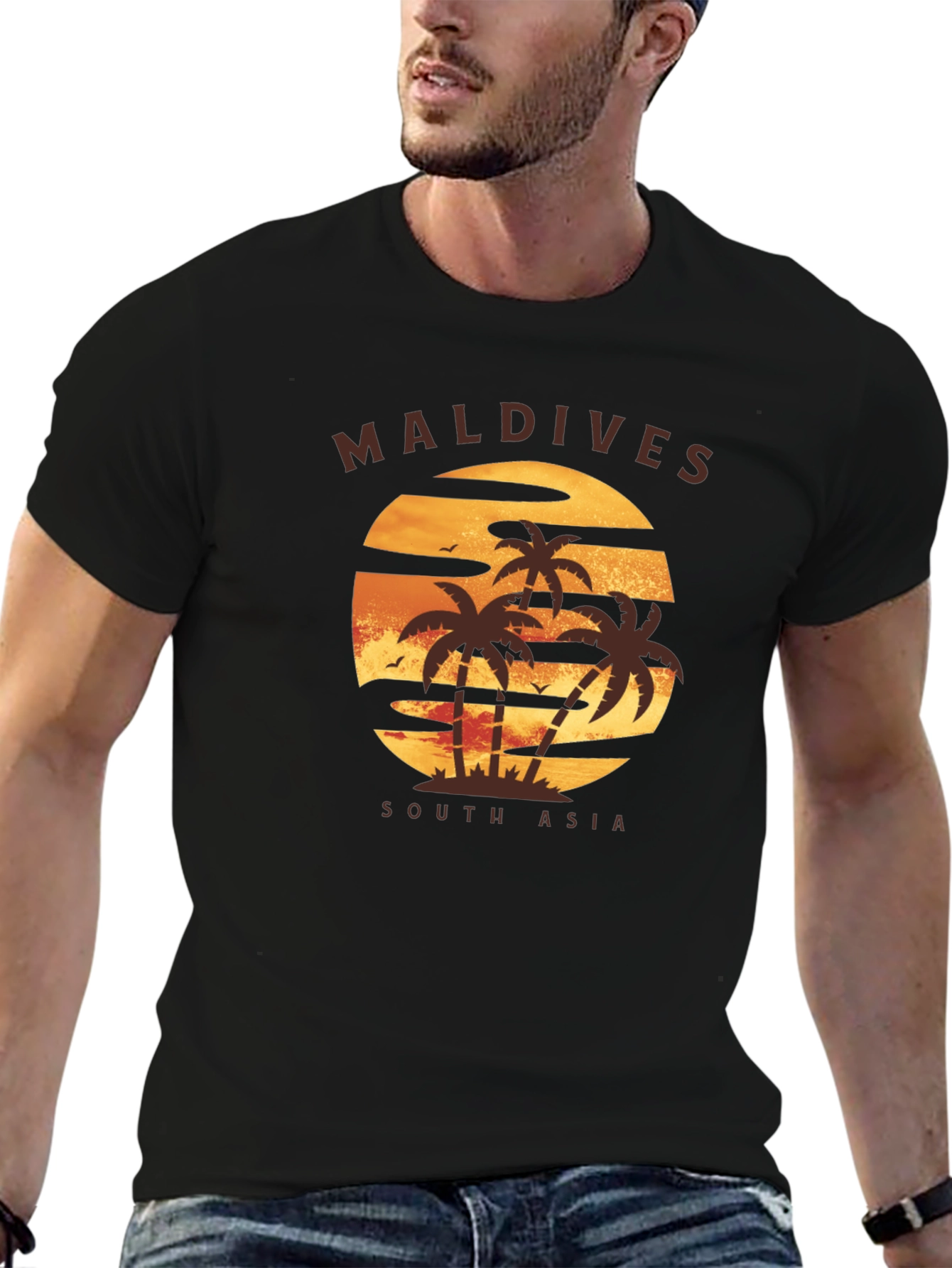 Maldives South Asia Graphic T-Shirt