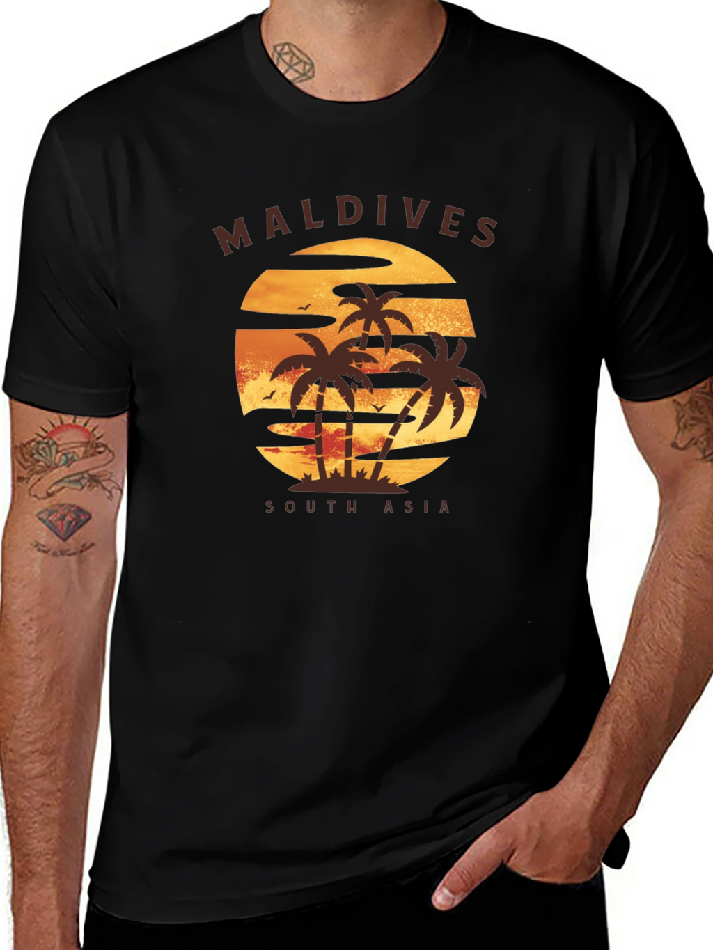 Maldives South Asia Graphic T-Shirt