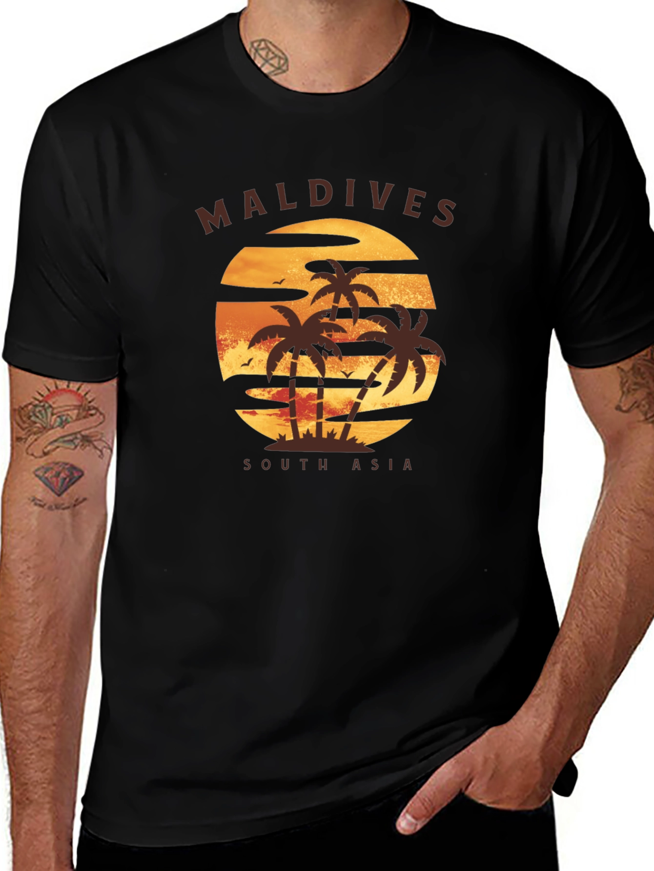 Maldives South Asia Graphic T-Shirt