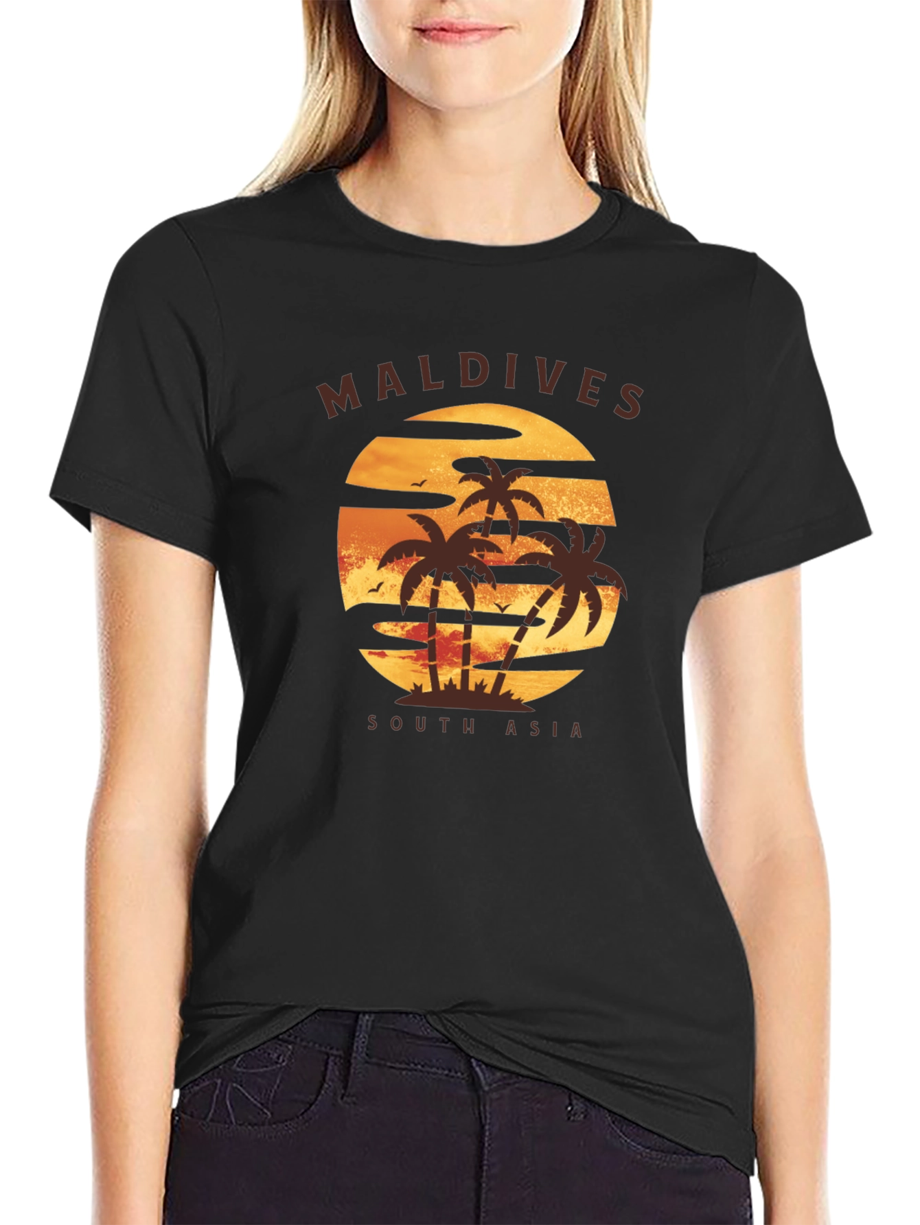 Maldives South Asia Graphic T-Shirt