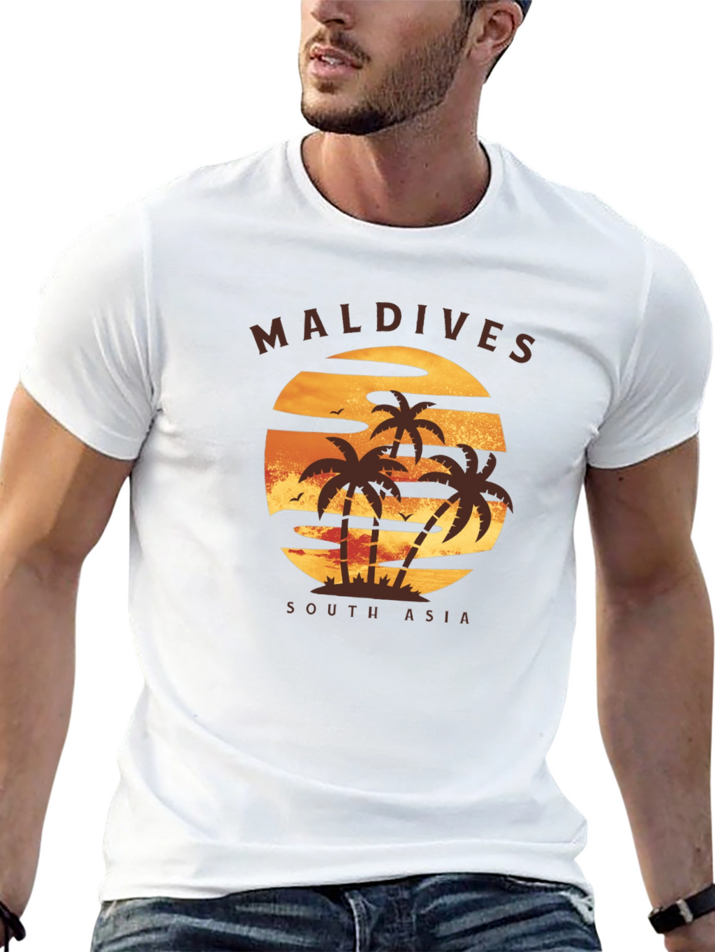 Maldives South Asia Graphic T-Shirt