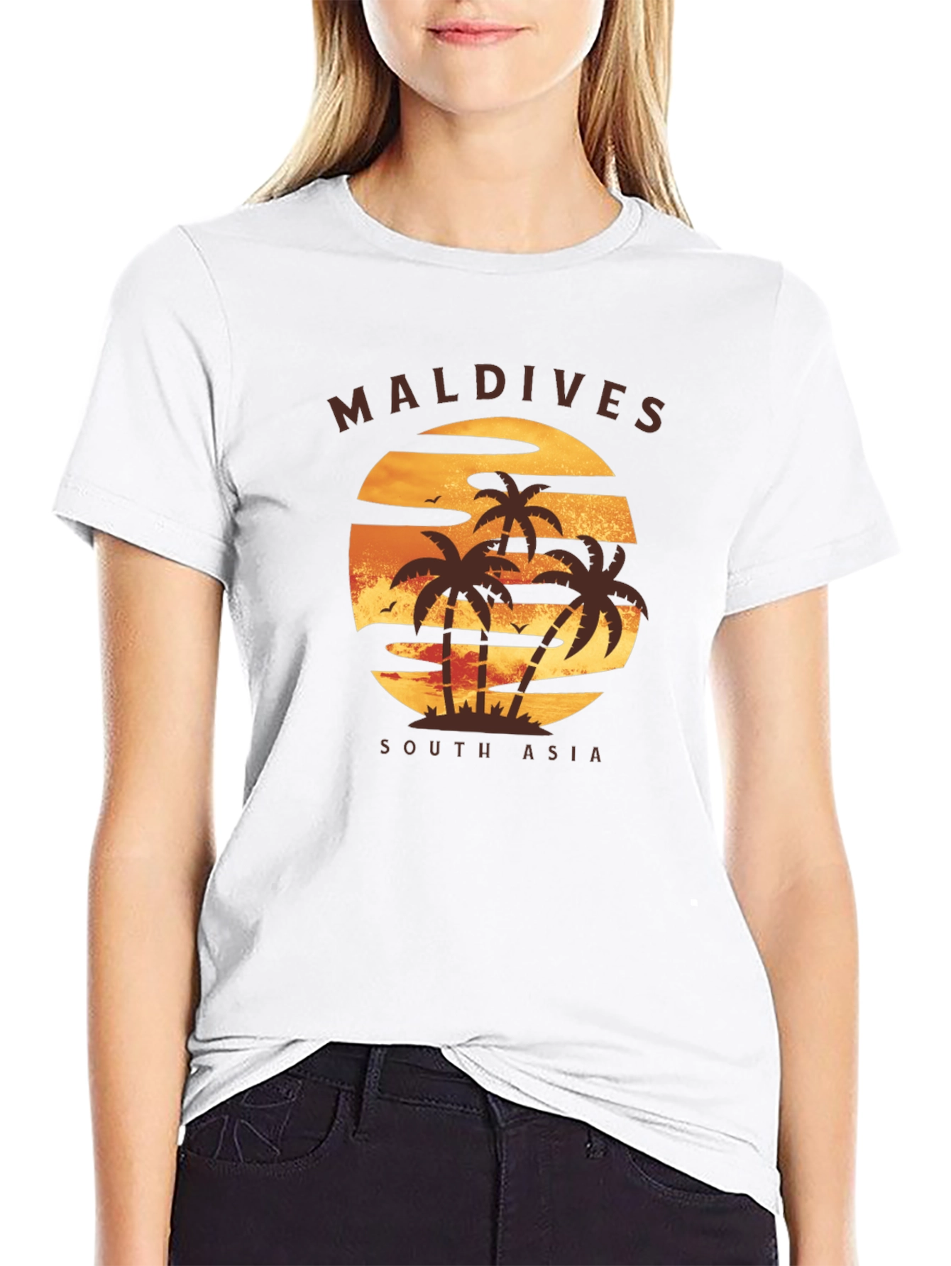 Maldives South Asia Graphic T-Shirt