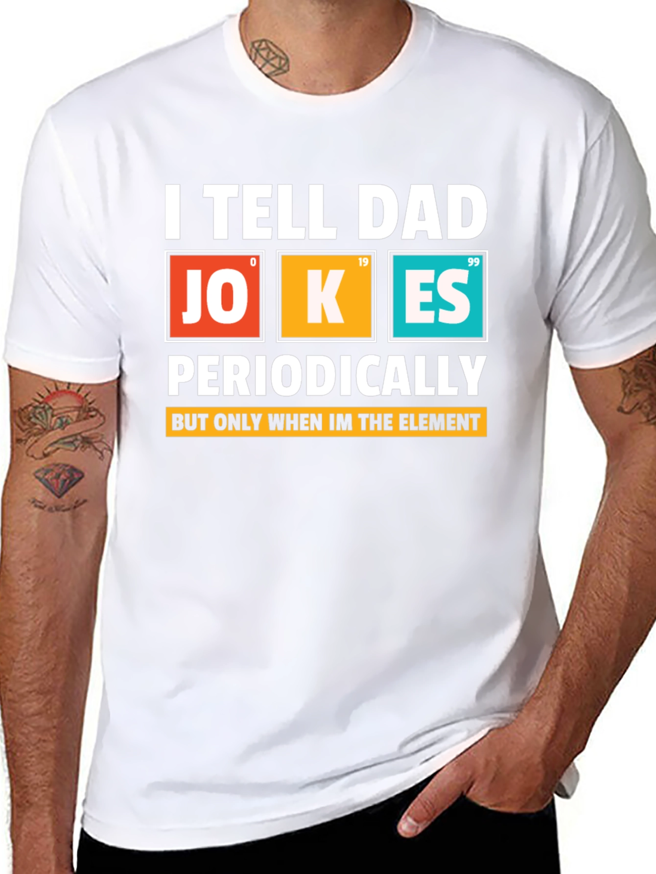 Dad Jokes Periodically T-Shirt Science Humor