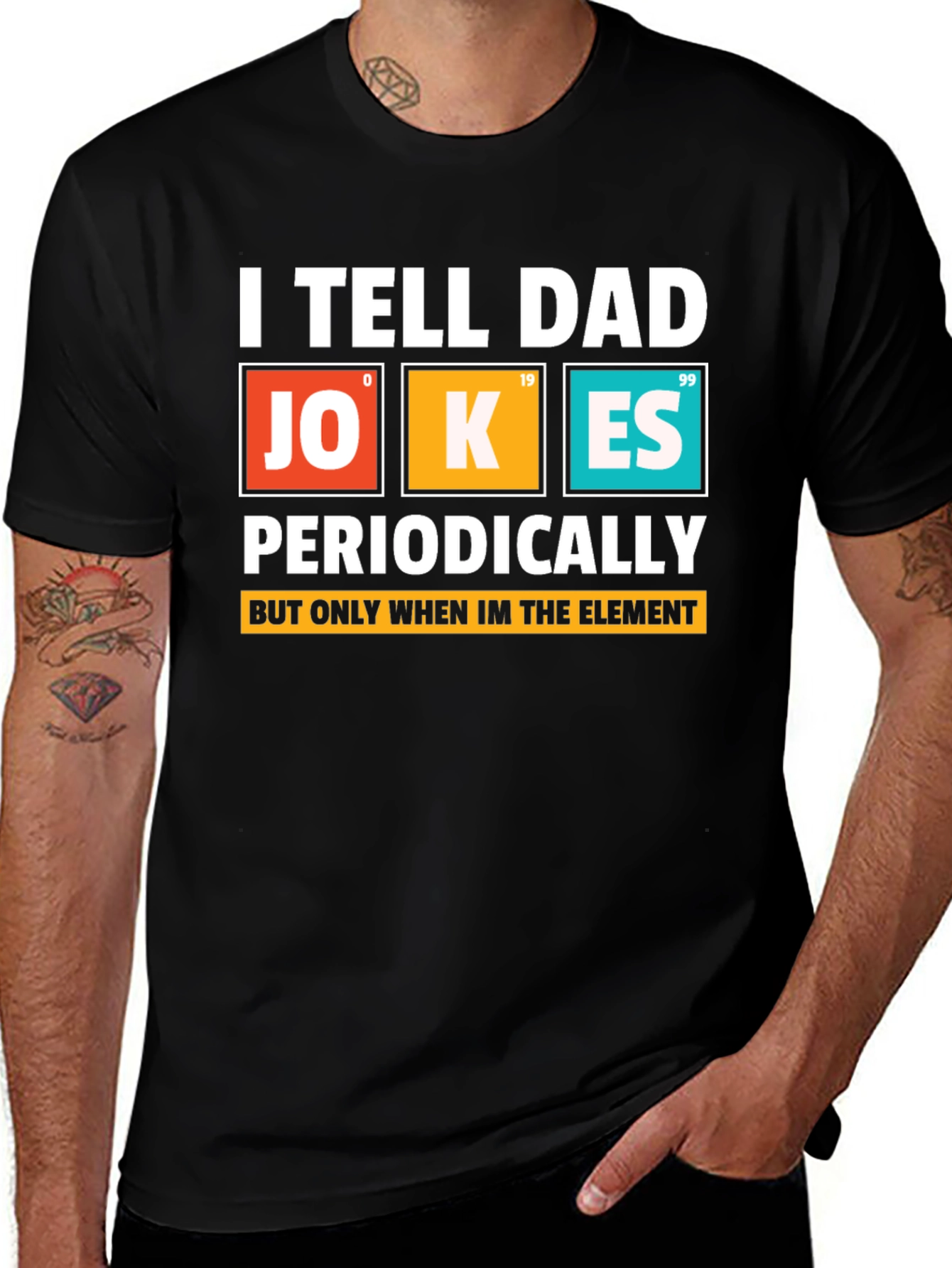 Dad Jokes Periodically T-Shirt Science Humor