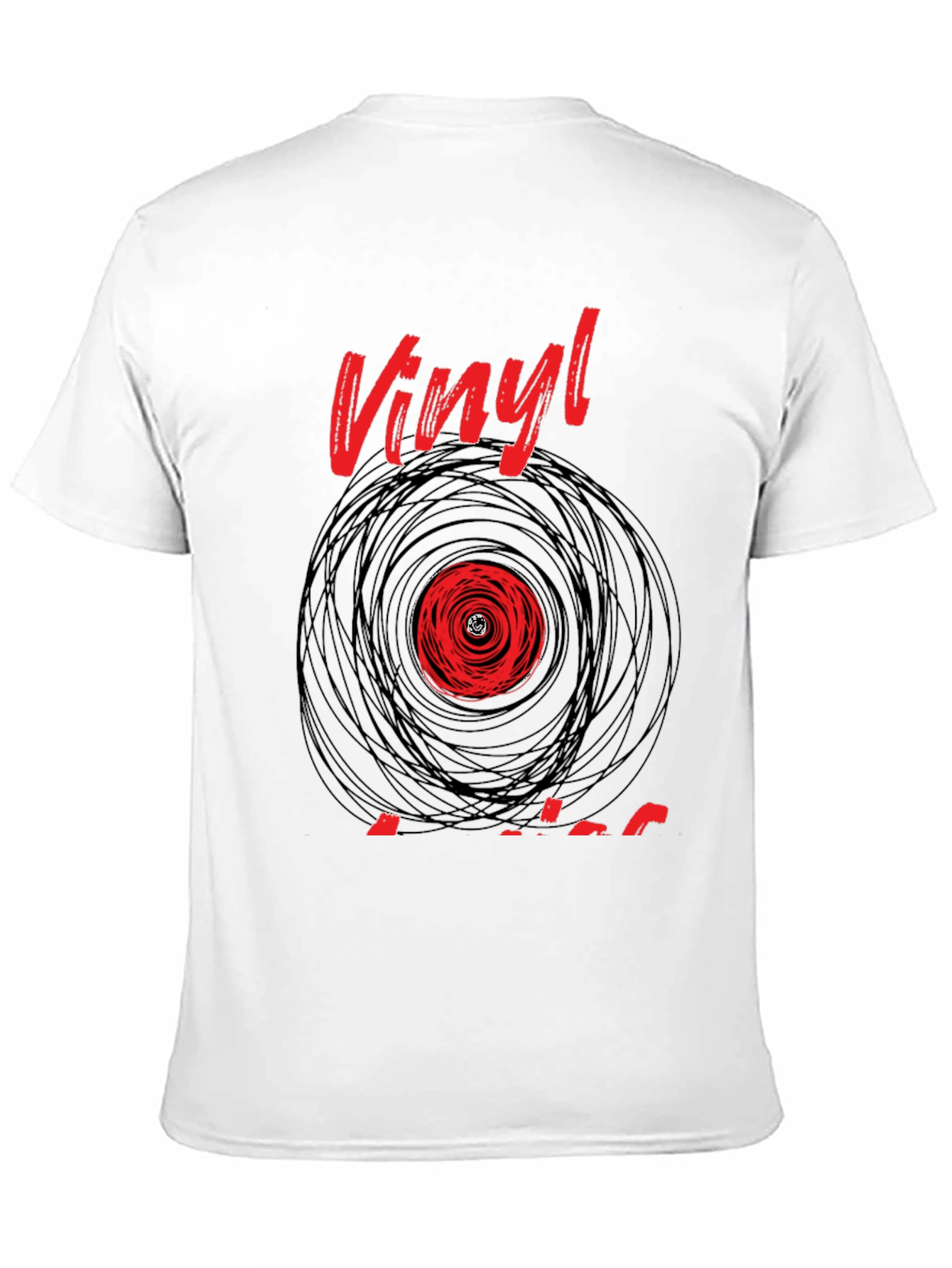 Vinyl Record Graphic Tee - Classic Music Lover T-Shirt
