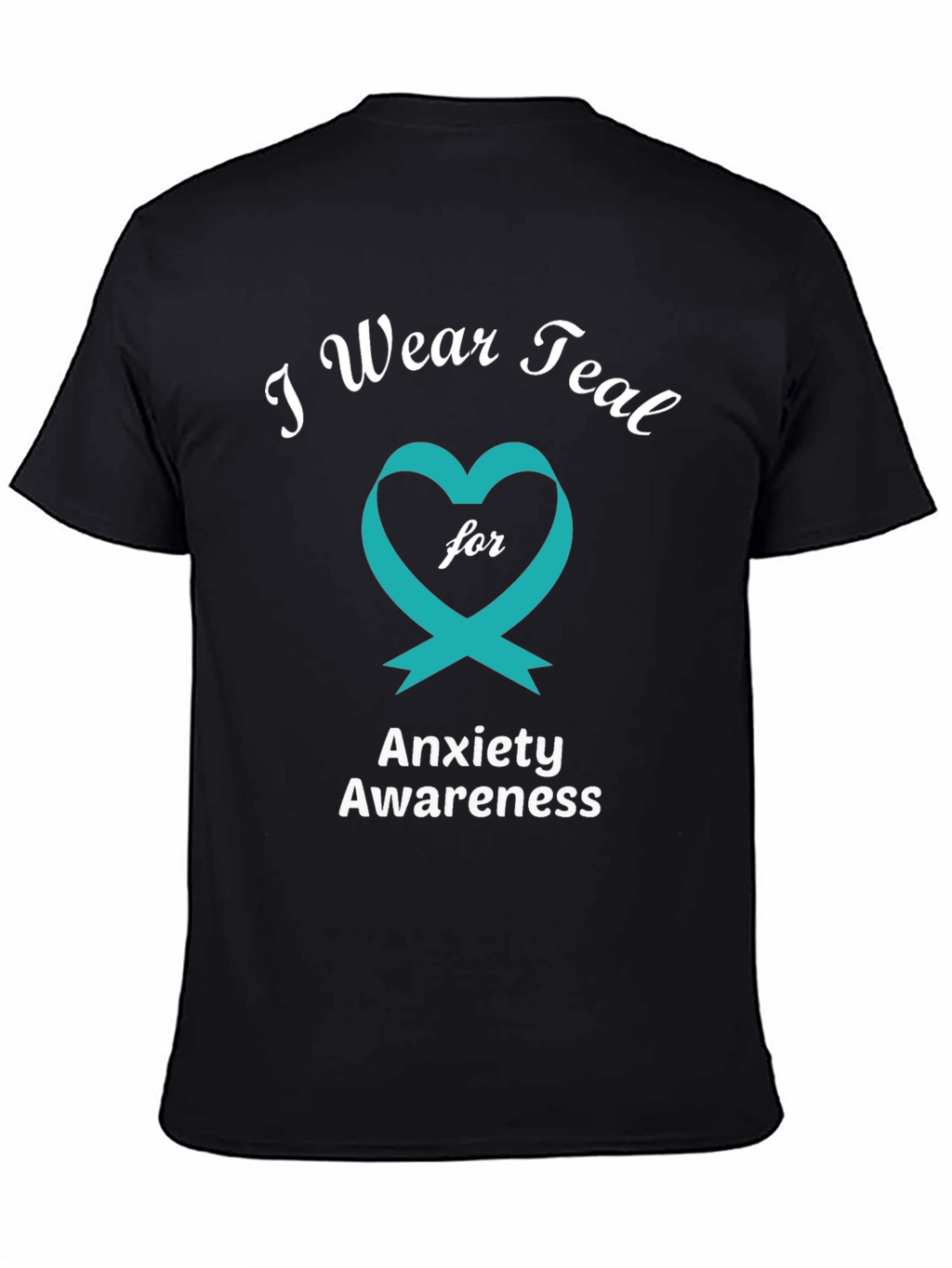Anxiety Awareness Teal Ribbon T-Shirt