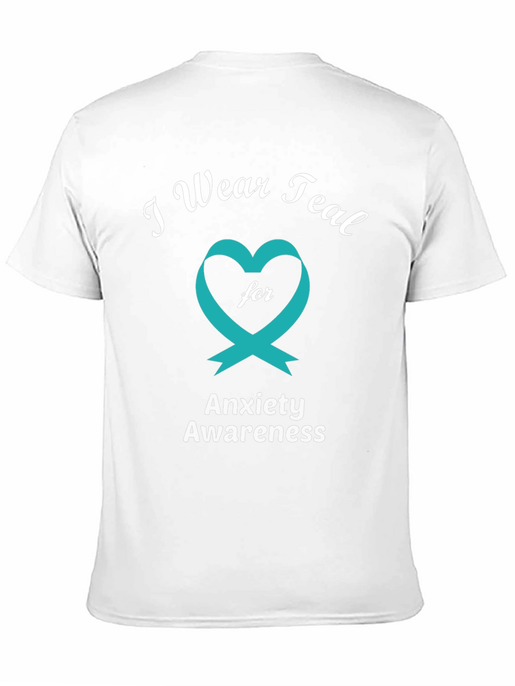 Anxiety Awareness Teal Ribbon T-Shirt
