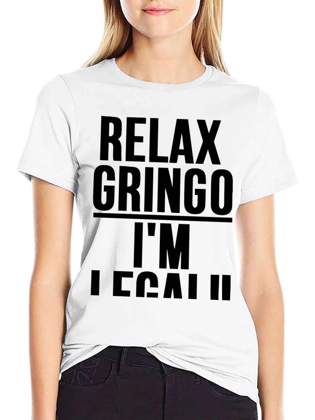 Relax Gringo Im Legal Black T-Shirt