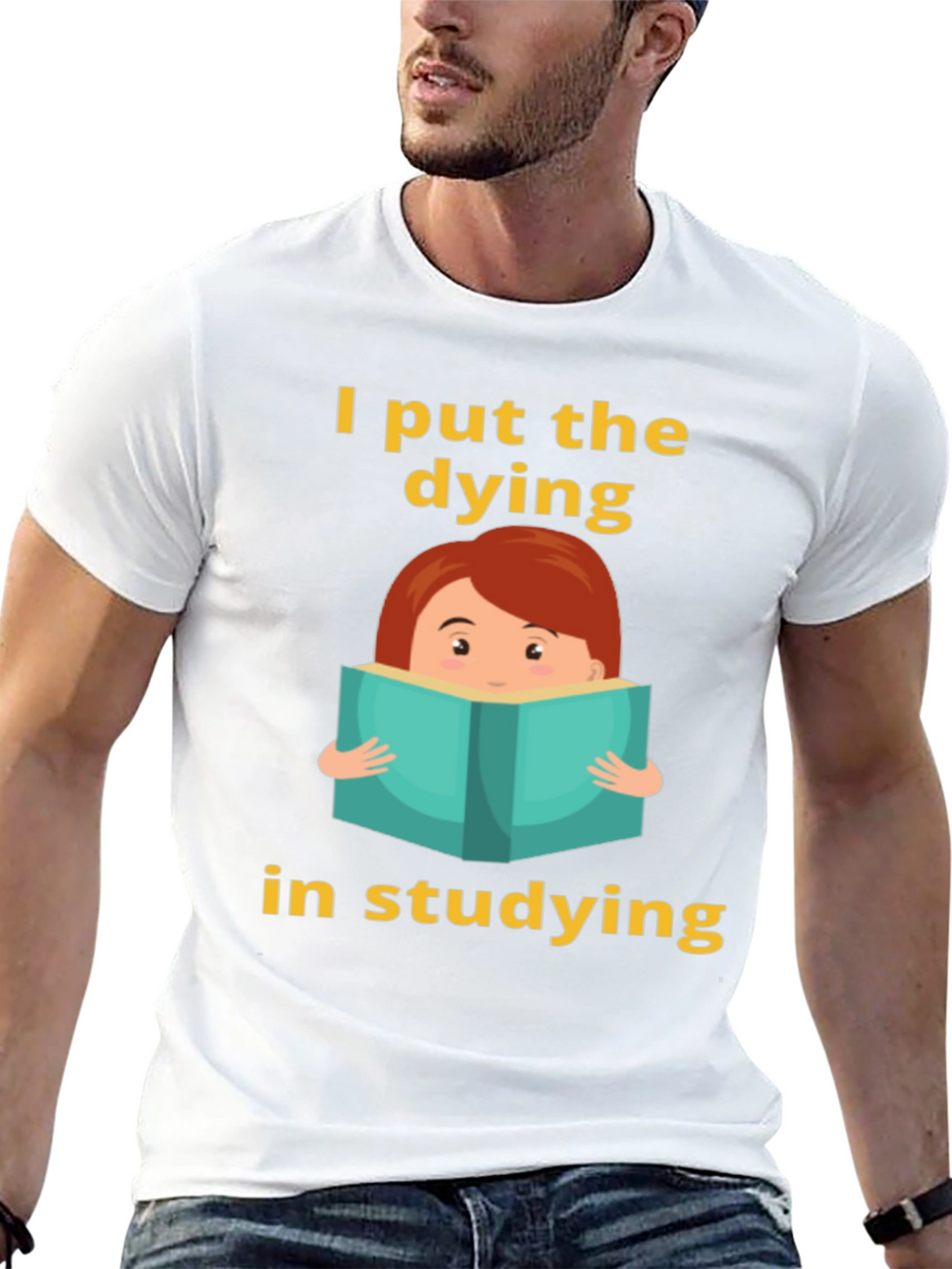 Dying in Studying Graphic Tee