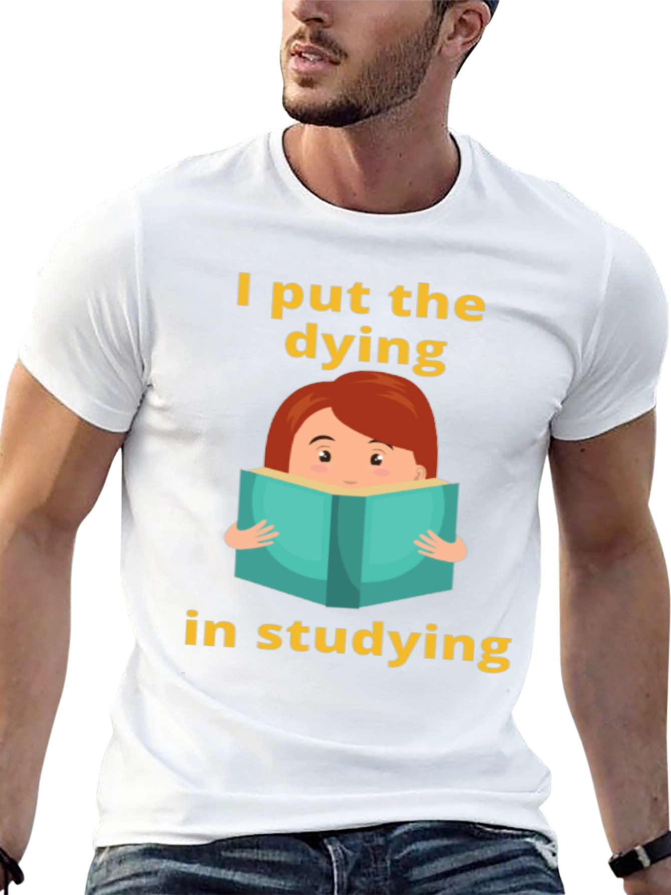 Dying in Studying Graphic Tee