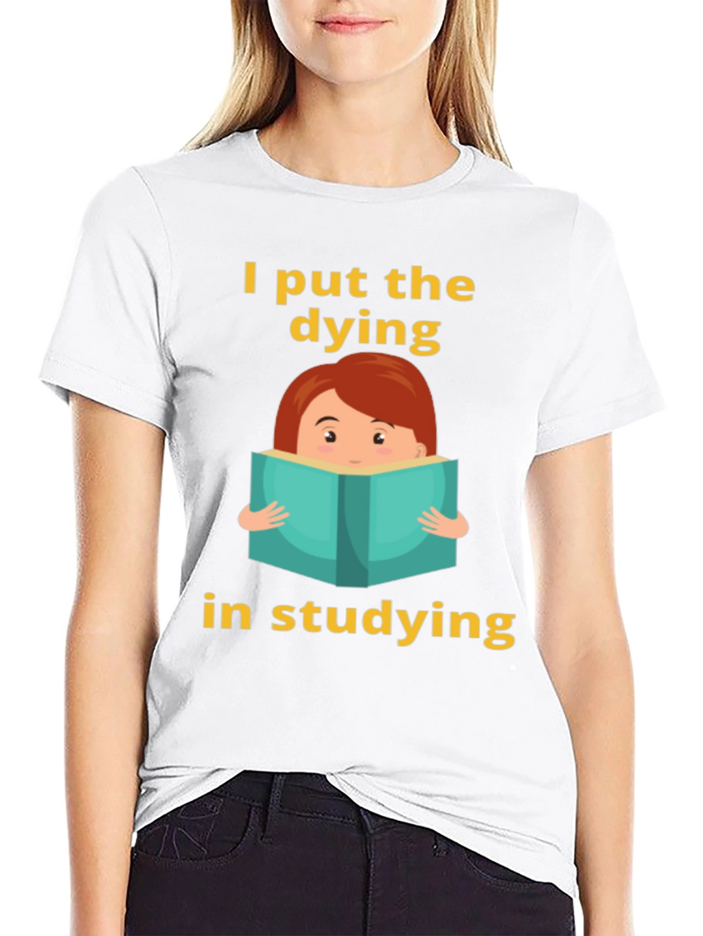 Dying in Studying Graphic Tee