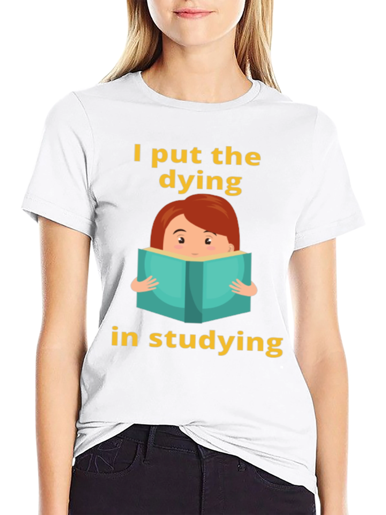 Dying in Studying Graphic Tee