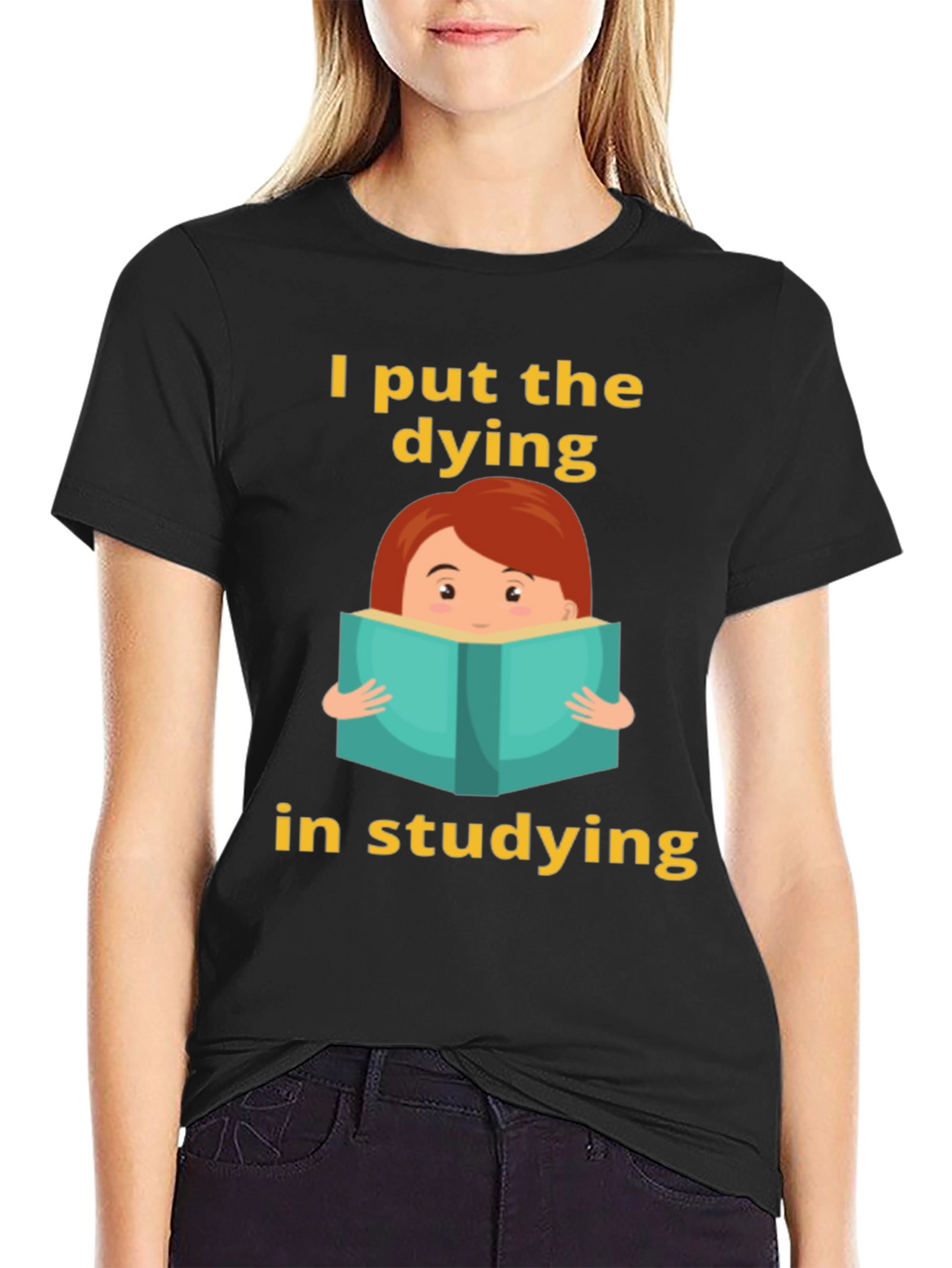 Dying in Studying Graphic Tee