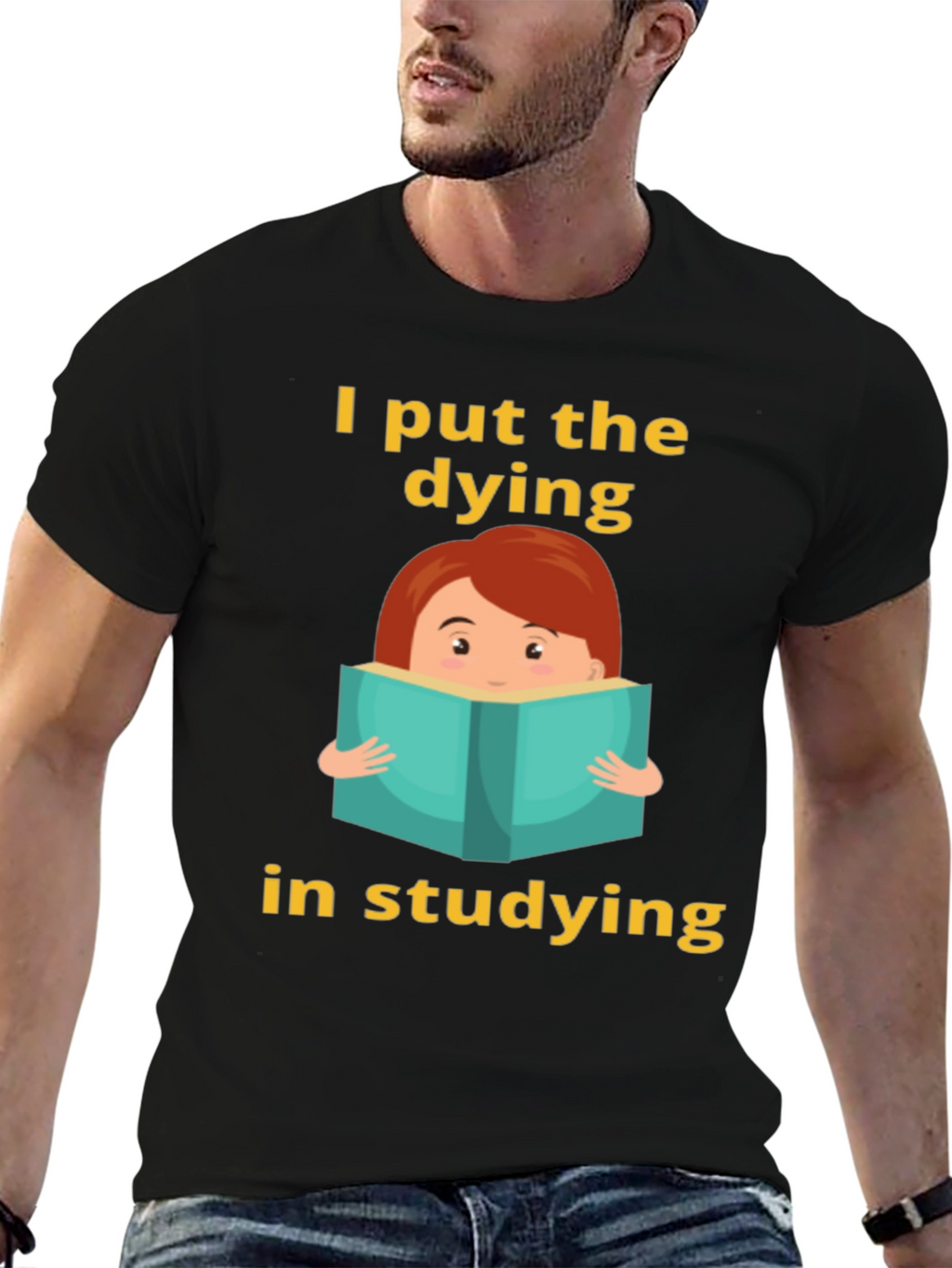 Dying in Studying Graphic Tee