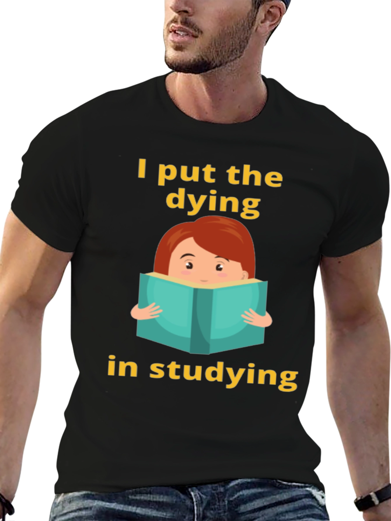Dying in Studying Graphic Tee