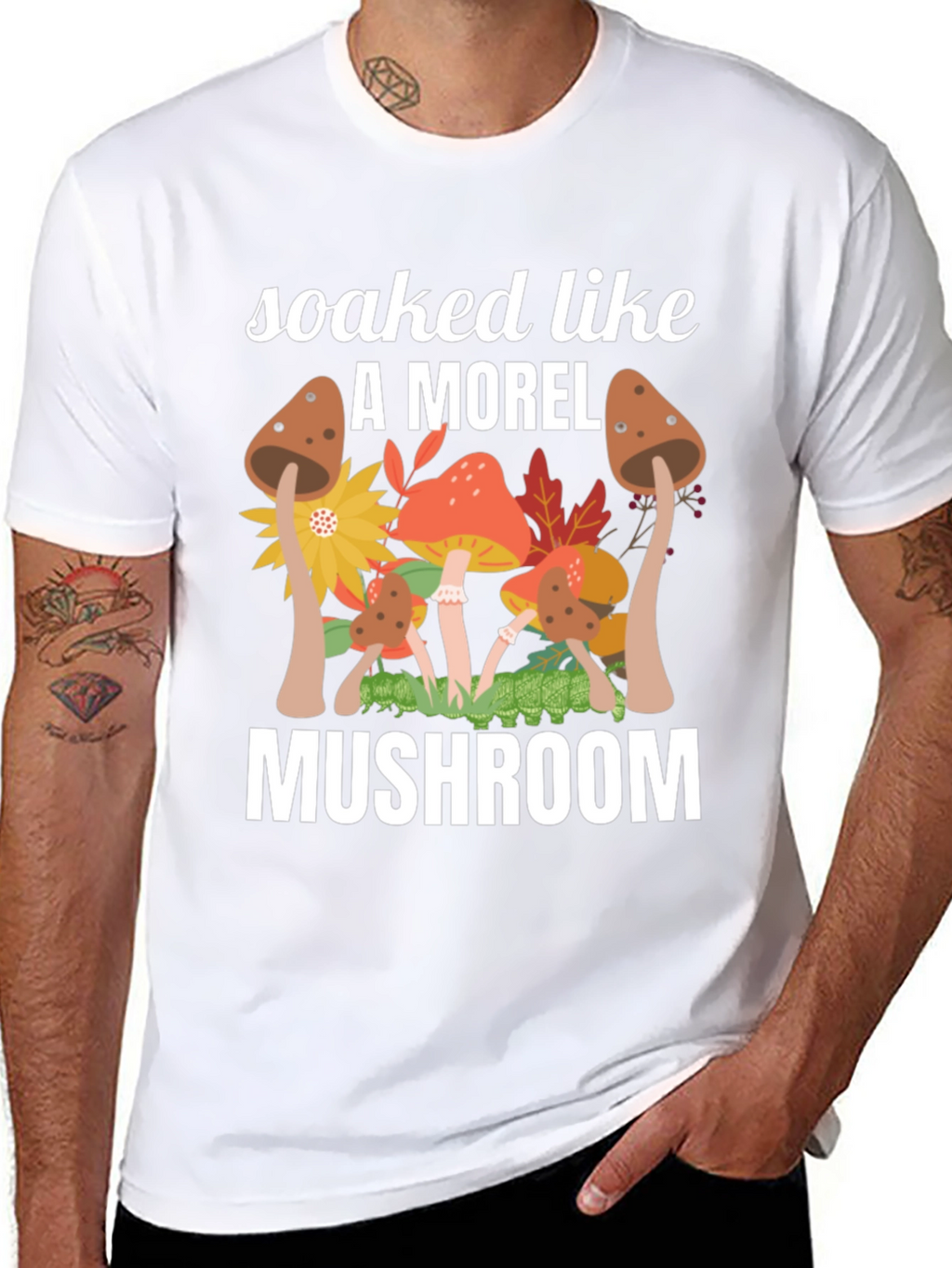 Soaked Like A Morel Mushroom Graphic T-Shirt