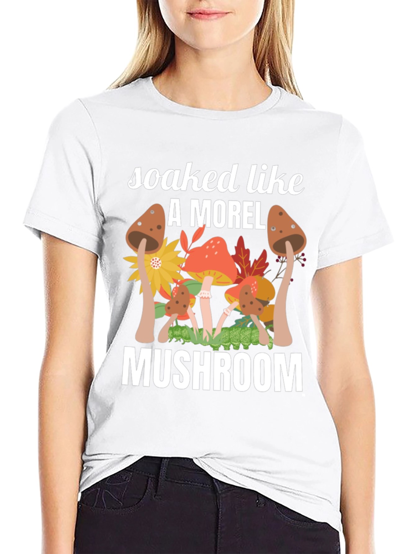 Soaked Like A Morel Mushroom Graphic T-Shirt