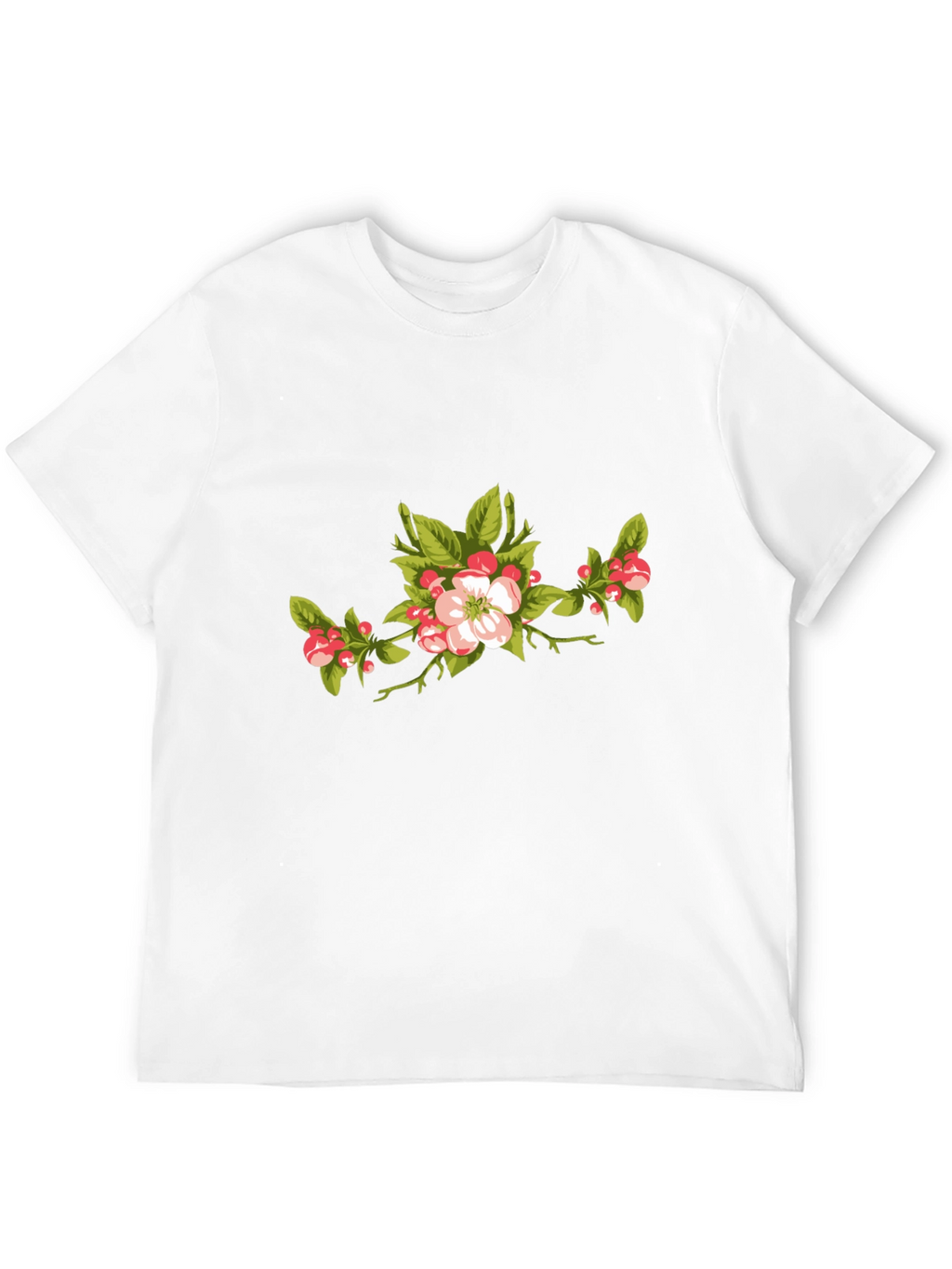 Floral Branch Graphic T-Shirt
