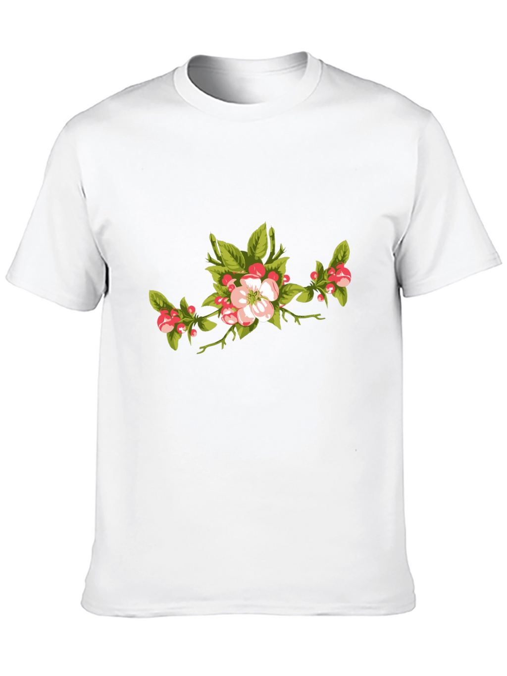 Floral Branch Graphic T-Shirt
