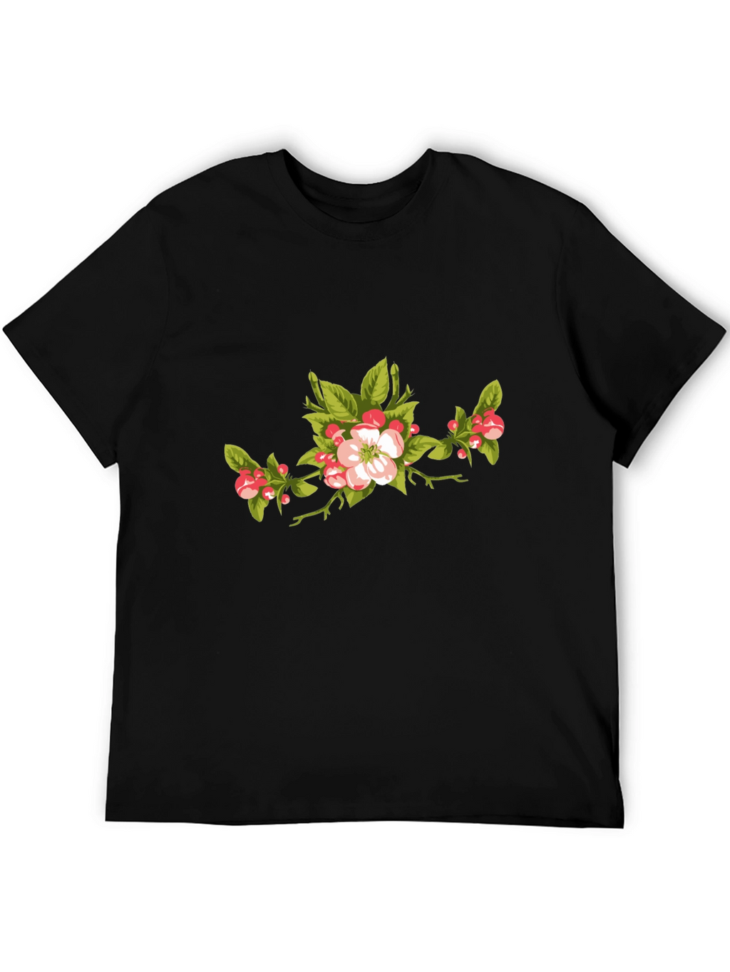 Floral Branch Graphic T-Shirt