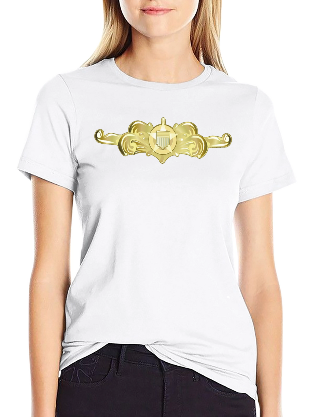 Navy Submarine Warfare T-Shirt - Black