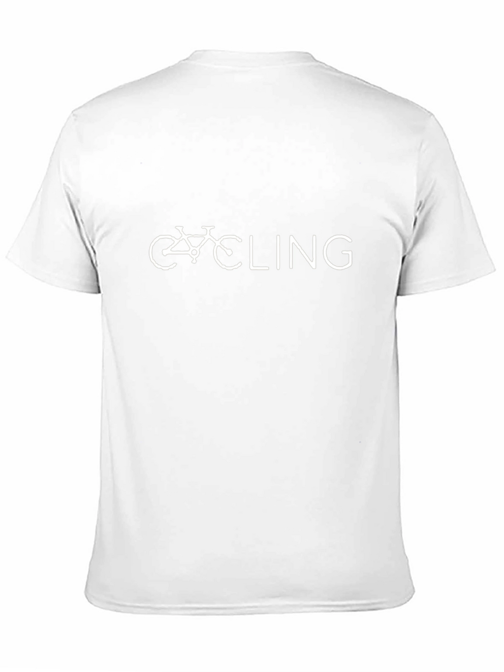 Cycling Graphic Tee - Black Cotton Blend