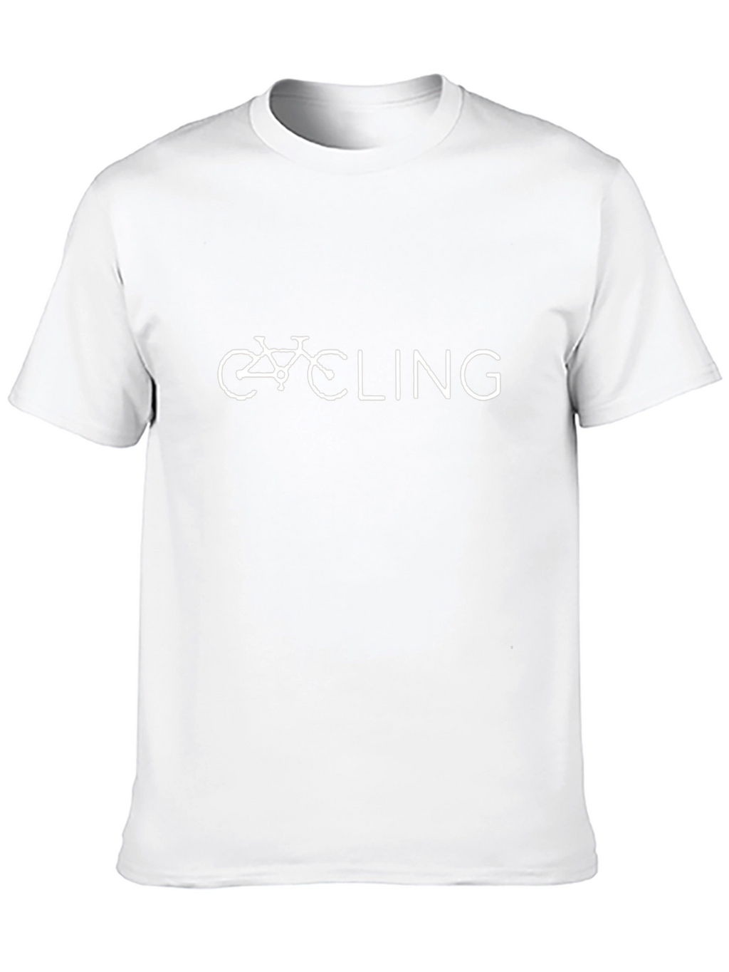 Cycling Graphic Tee - Black Cotton Blend