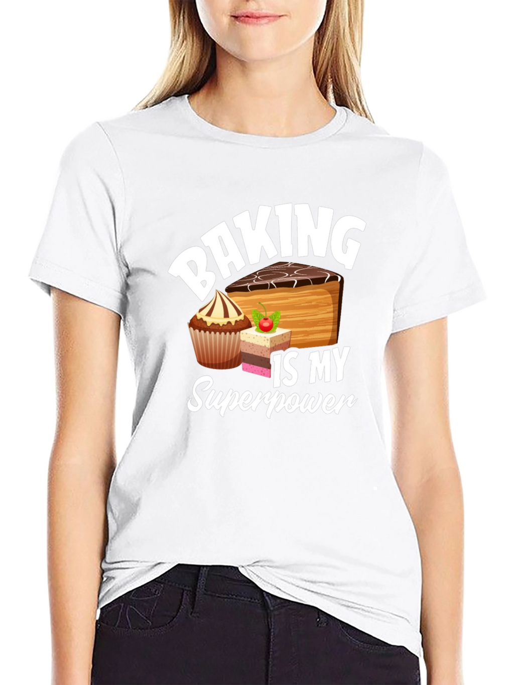 Baking Is My Superpower Graphic Tee