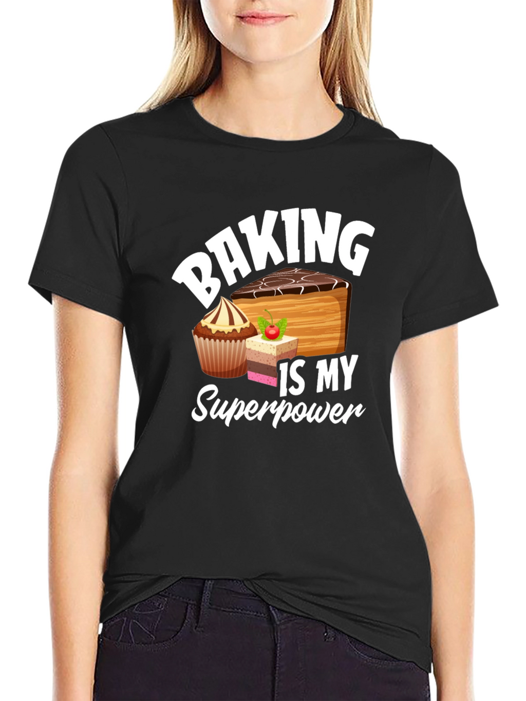Baking Is My Superpower Graphic Tee