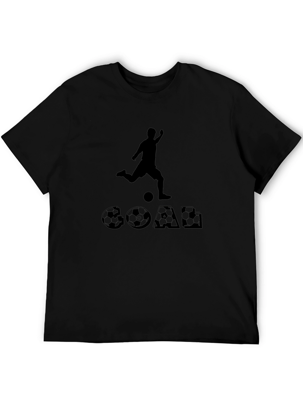 Soccer Goal T-Shirt - Black