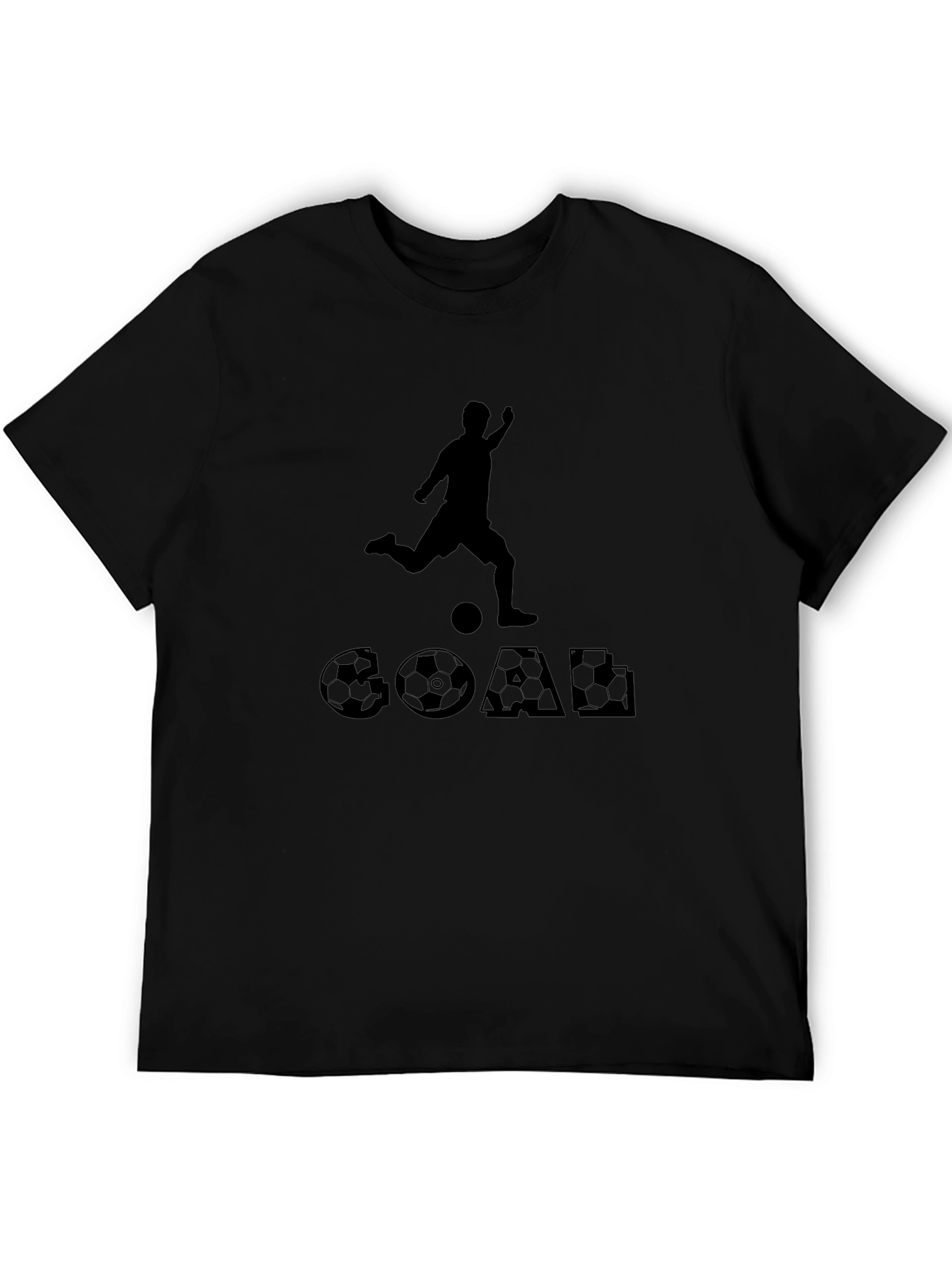 Soccer Goal T-Shirt - Black