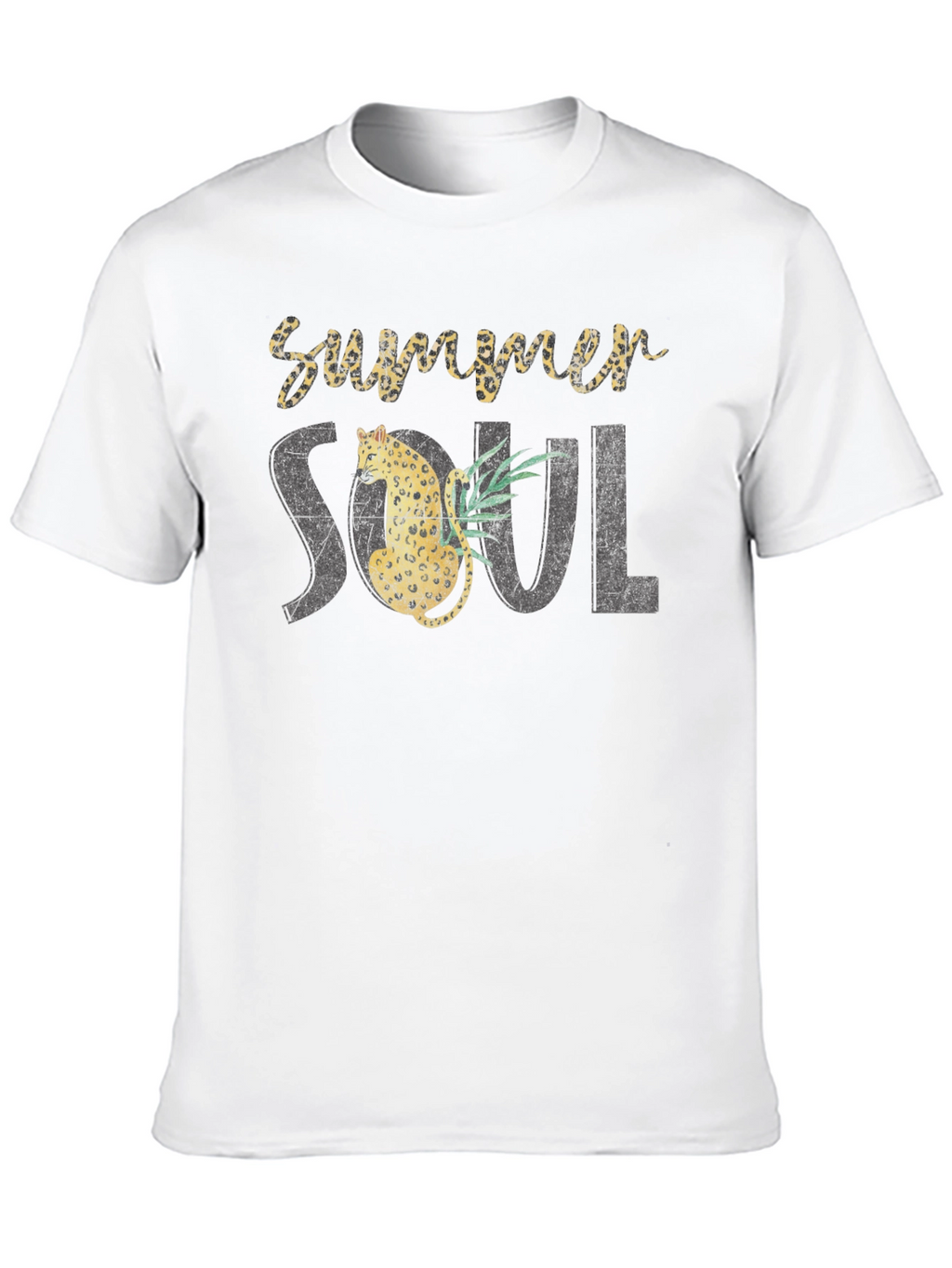 Summer Soul Leopard Graphic Tee