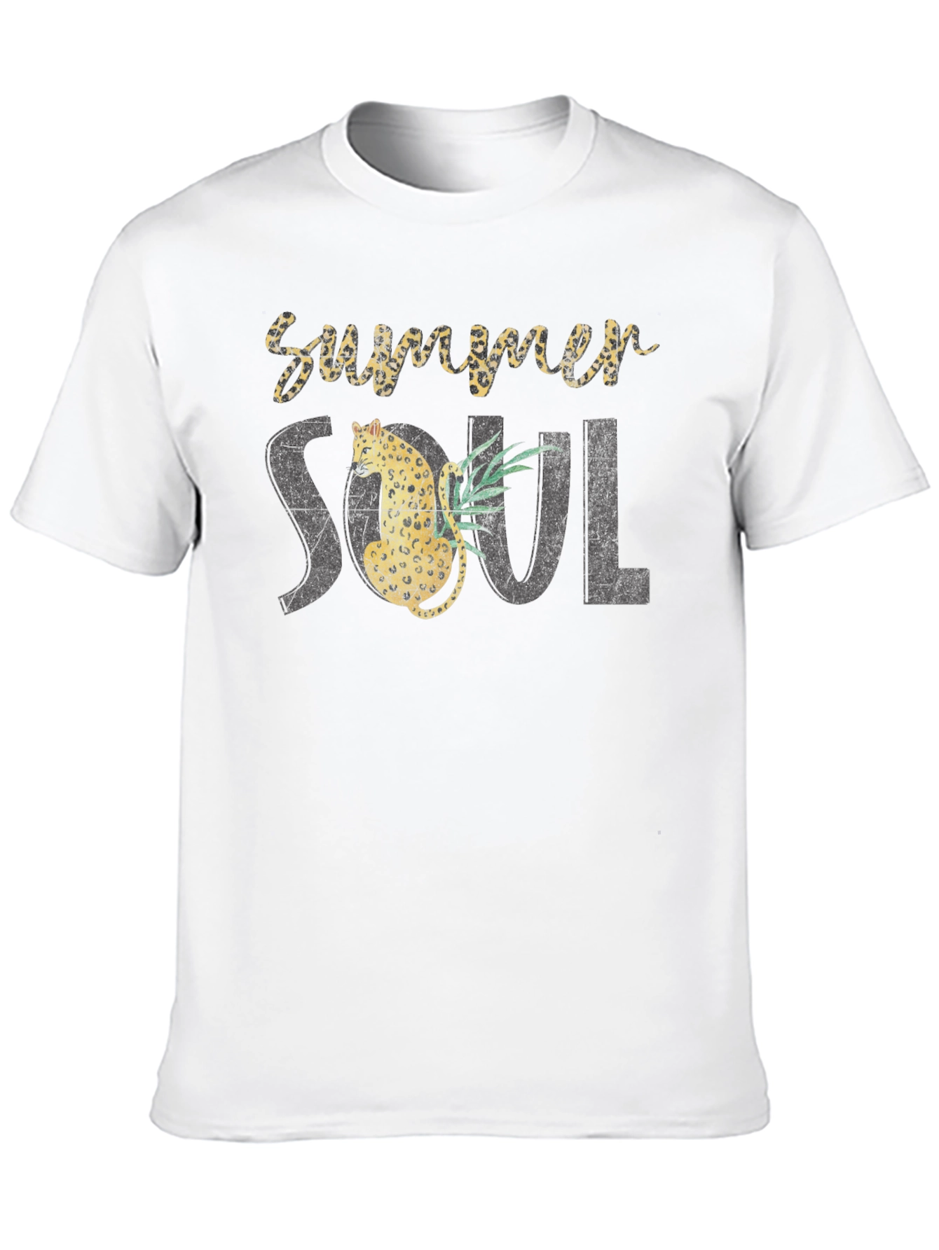 Summer Soul Leopard Graphic Tee