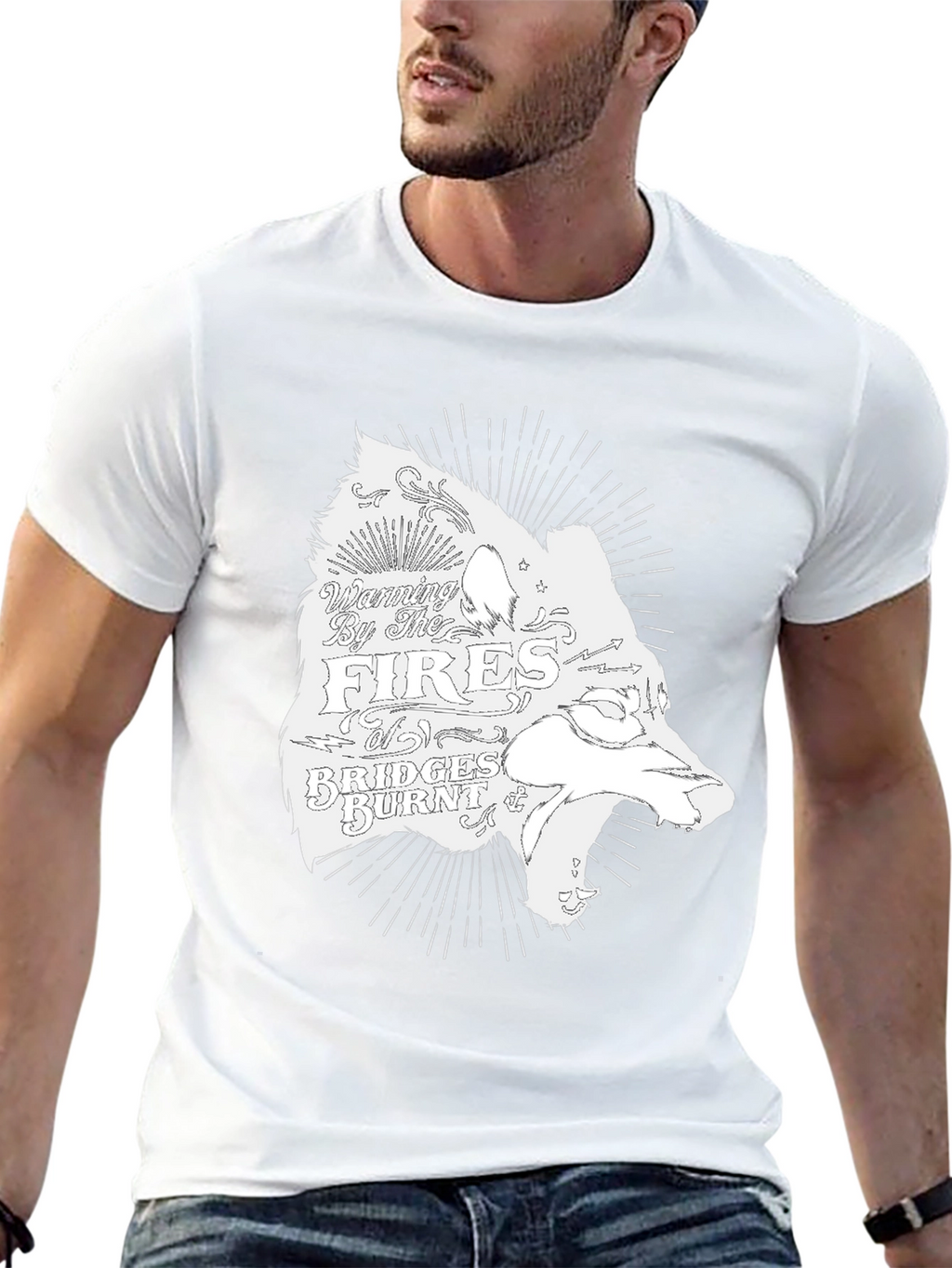 Fires & Bridges Graphic Tee - Black