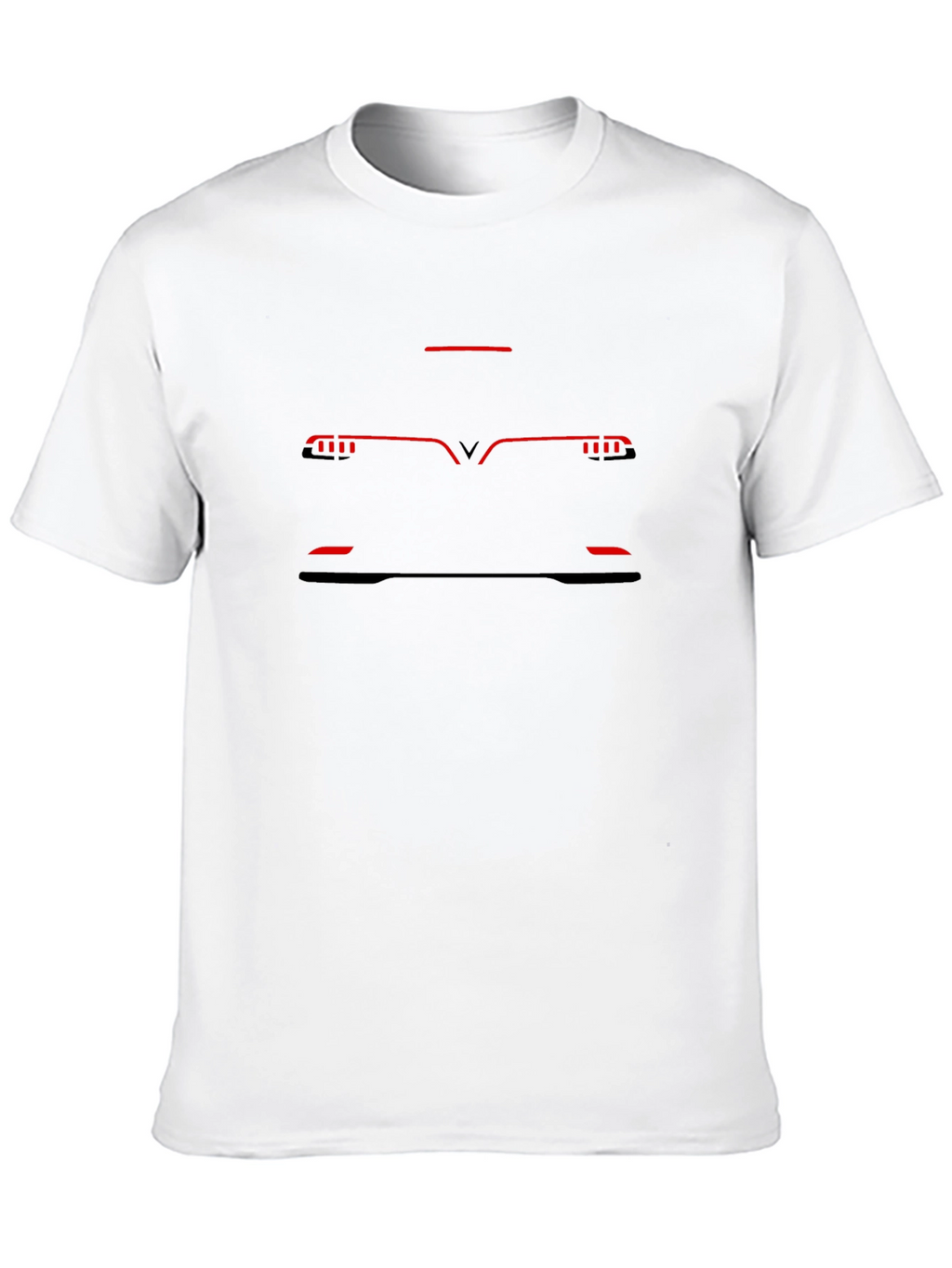 VinFast VF 8 T-Shirt - Electric Car Outline Design