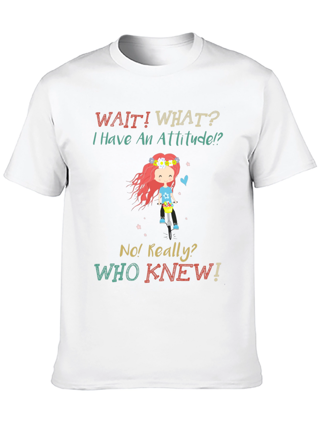 Attitude Novelty Graphic T-Shirt