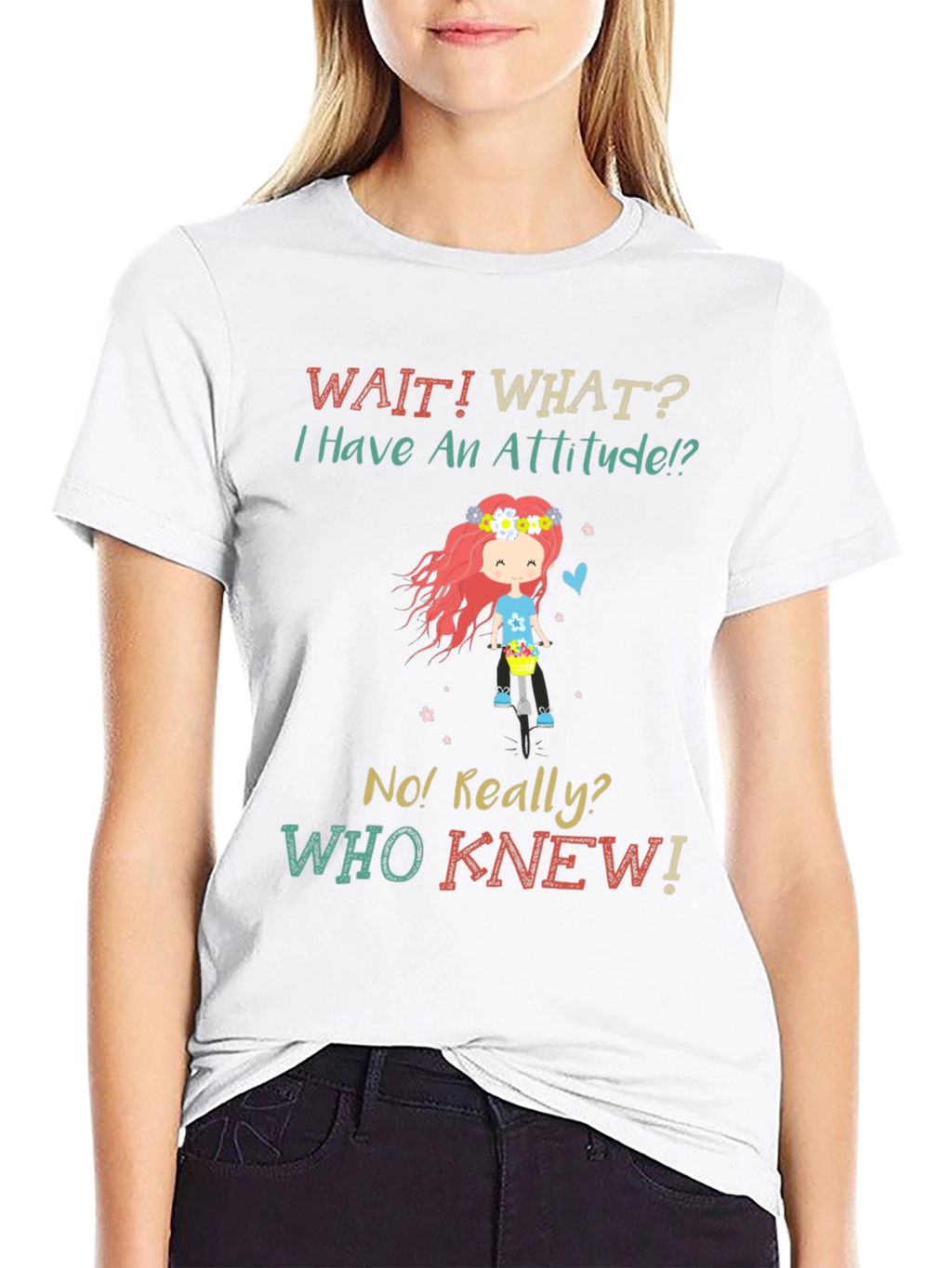 Attitude Novelty Graphic T-Shirt