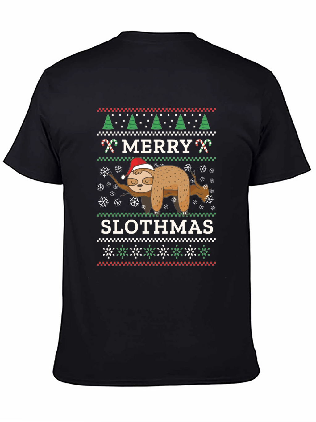 Merry Slothmas Ugly Christmas T-Shirt