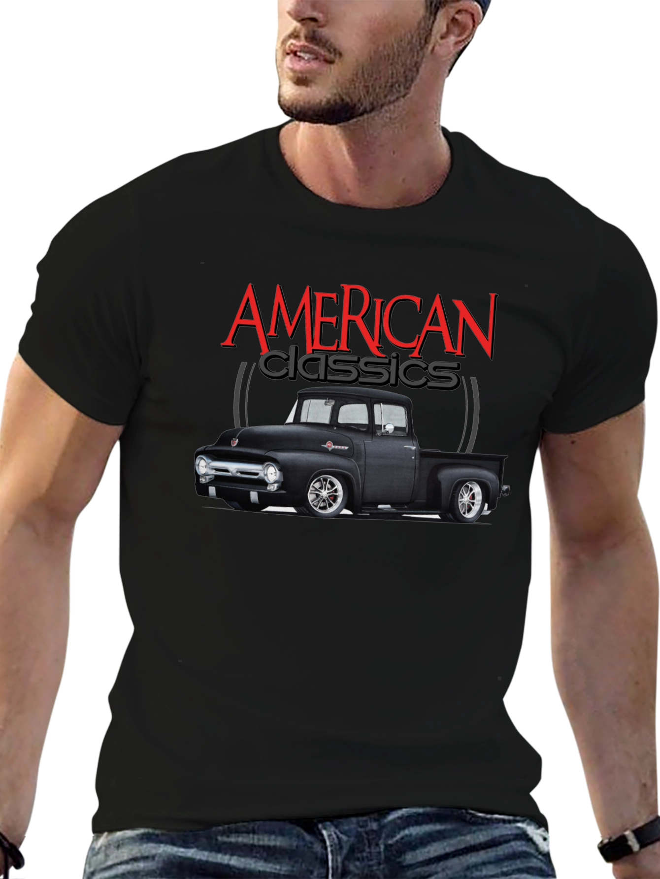 American Classics Black Truck T-Shirt