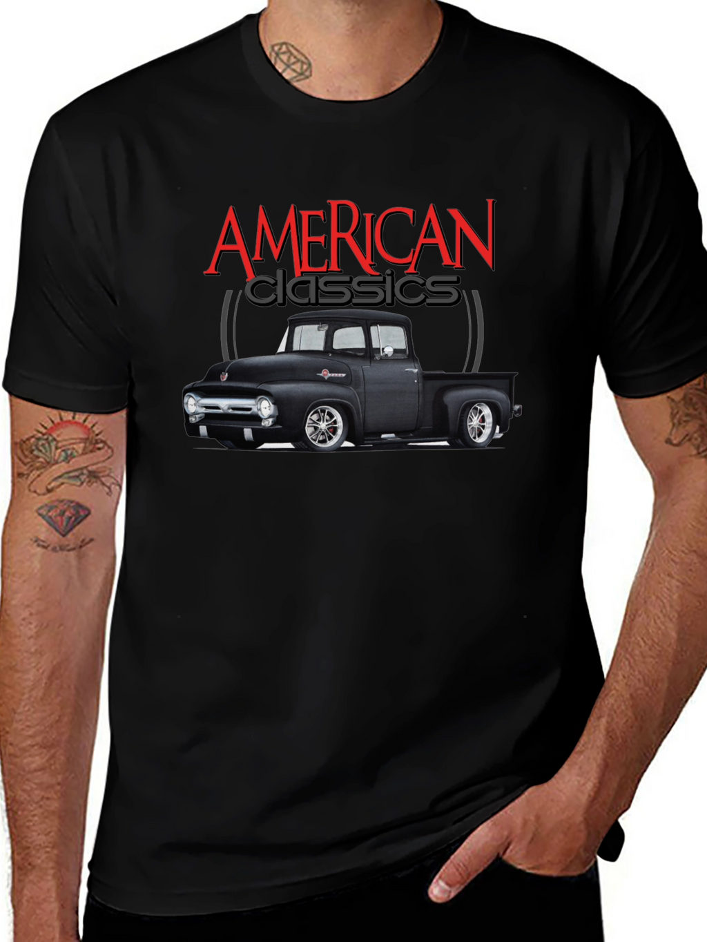American Classics Black Truck T-Shirt