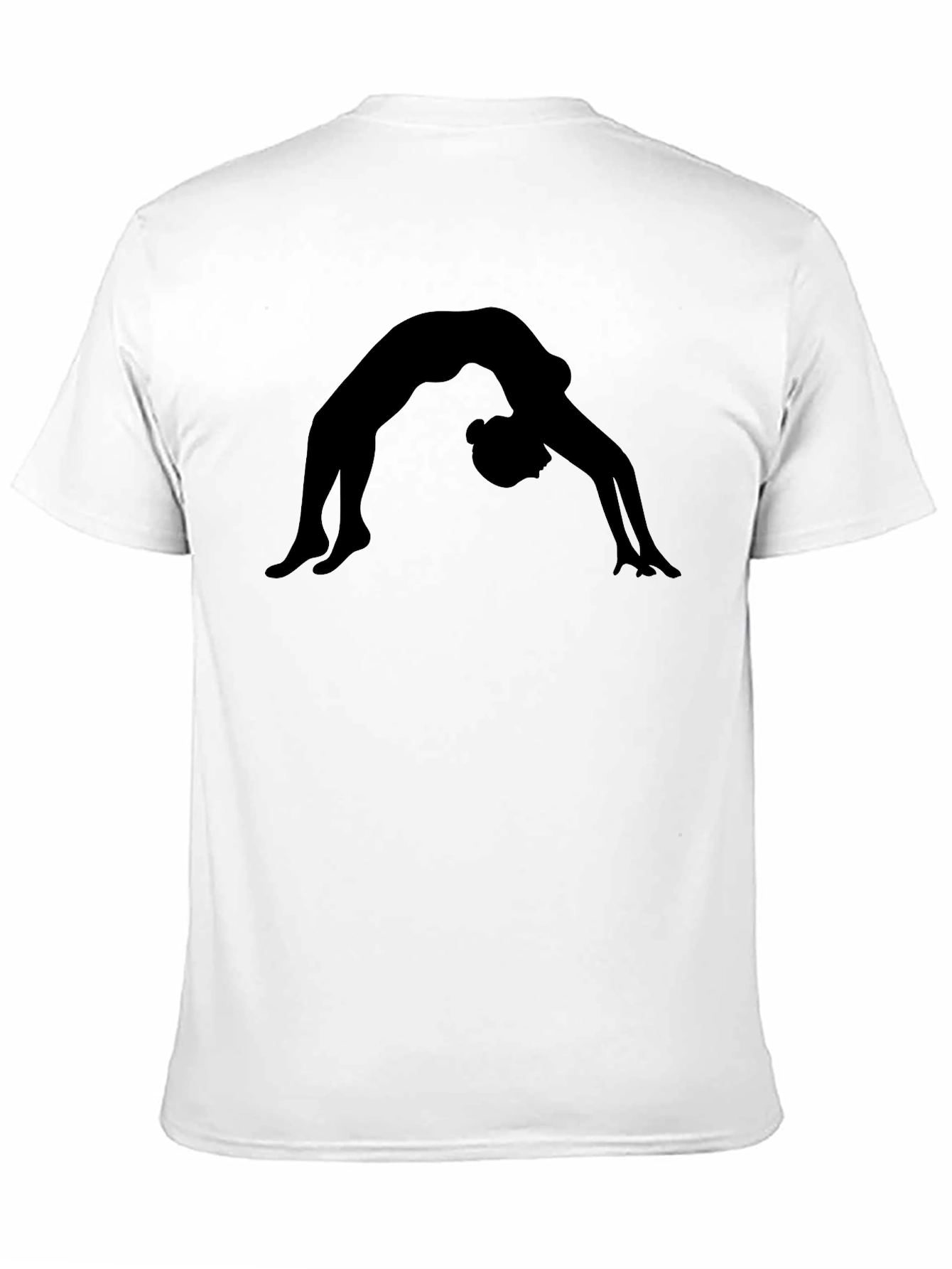 Yoga Pose Graphic T-Shirt - Black