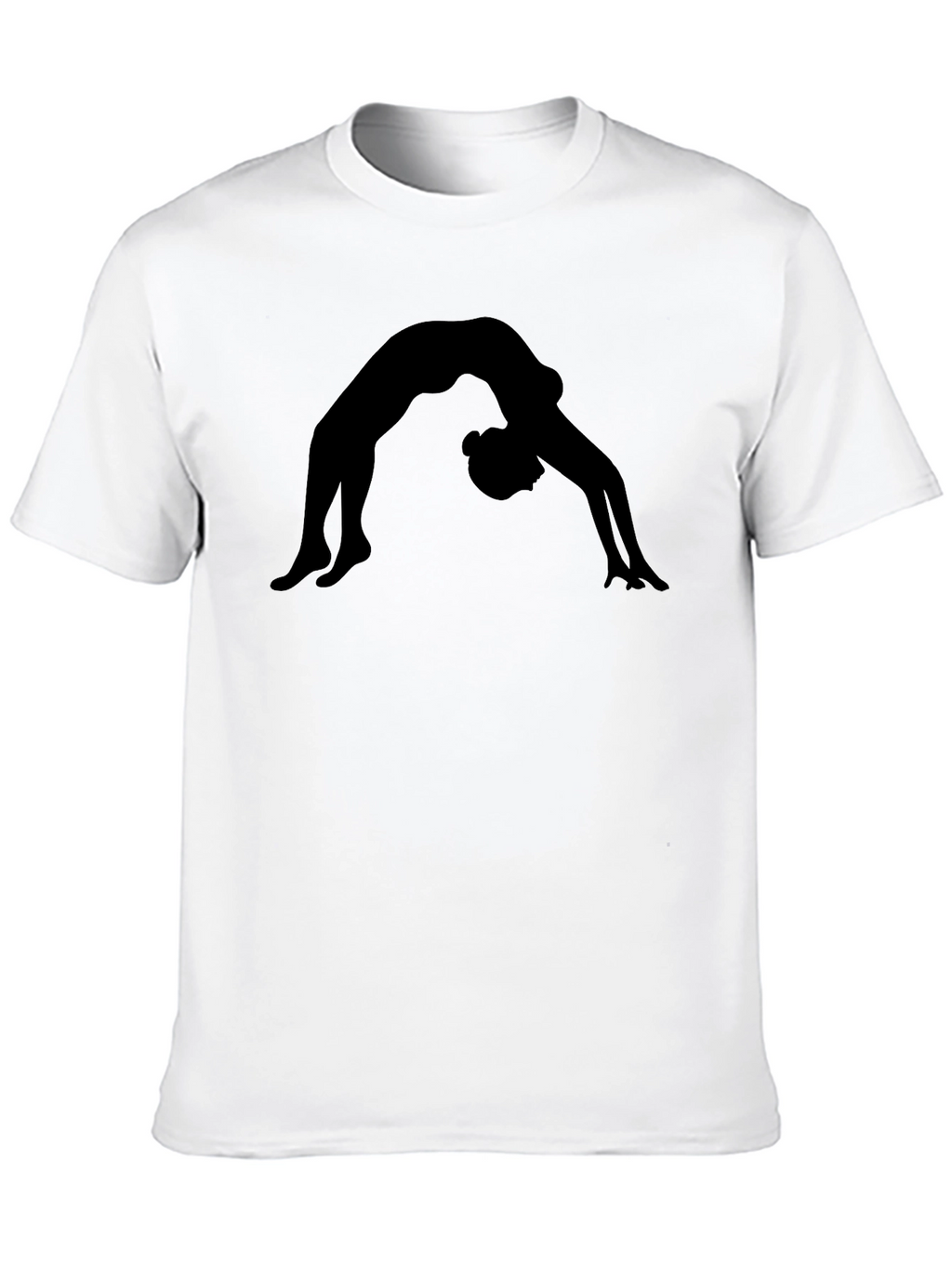 Yoga Pose Graphic T-Shirt - Black