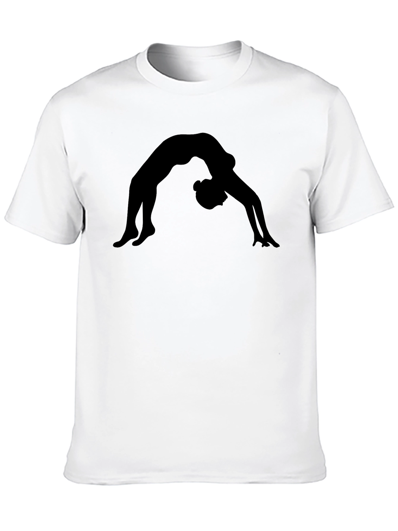 Yoga Pose Graphic T-Shirt - Black